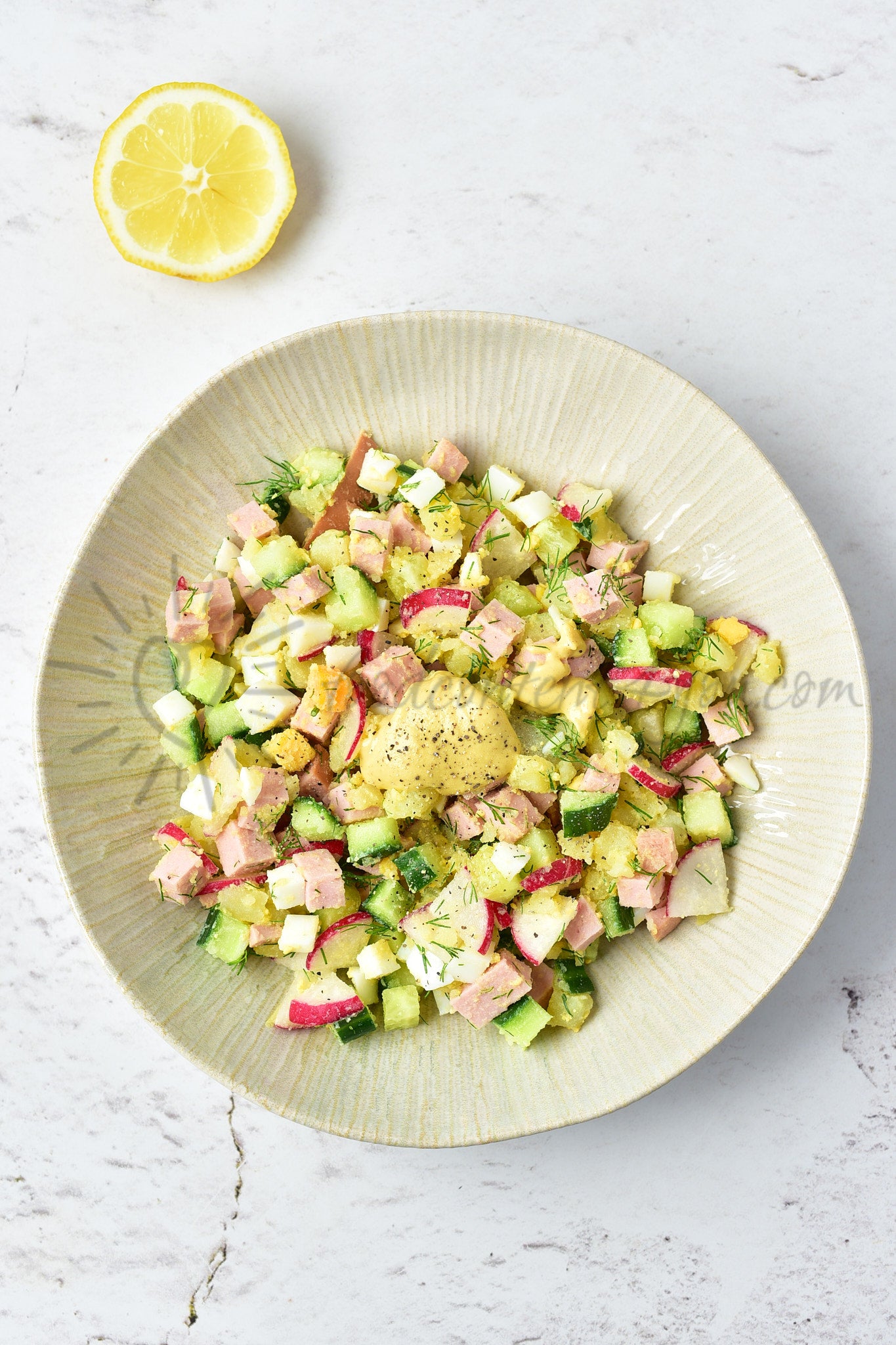 Okroshka (Russian cold soup) - Set 3 of 5