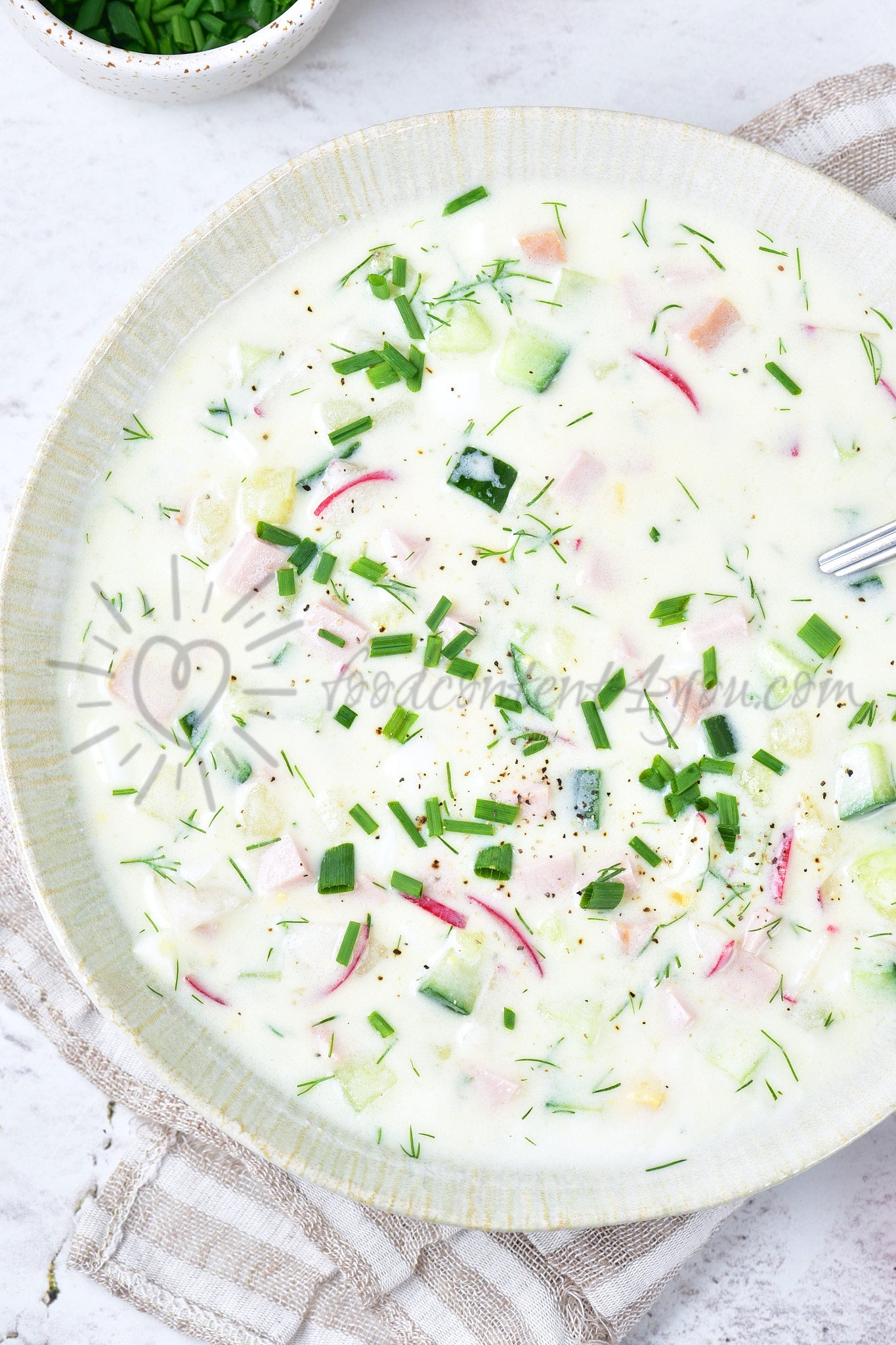 Okroshka (Russian cold soup) - Set 1 of 5
