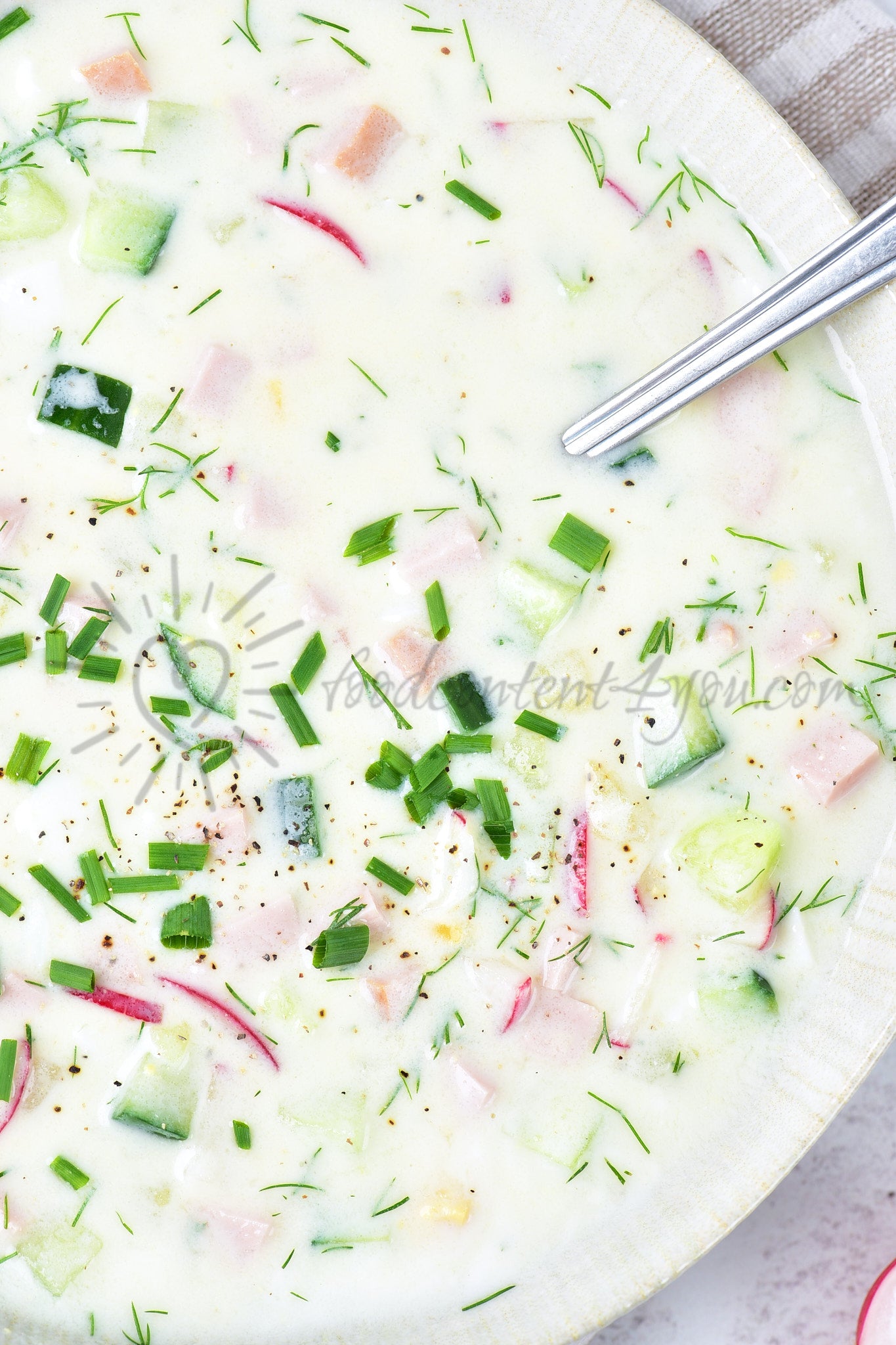 Okroshka (Russian cold soup) - Set 1 of 5