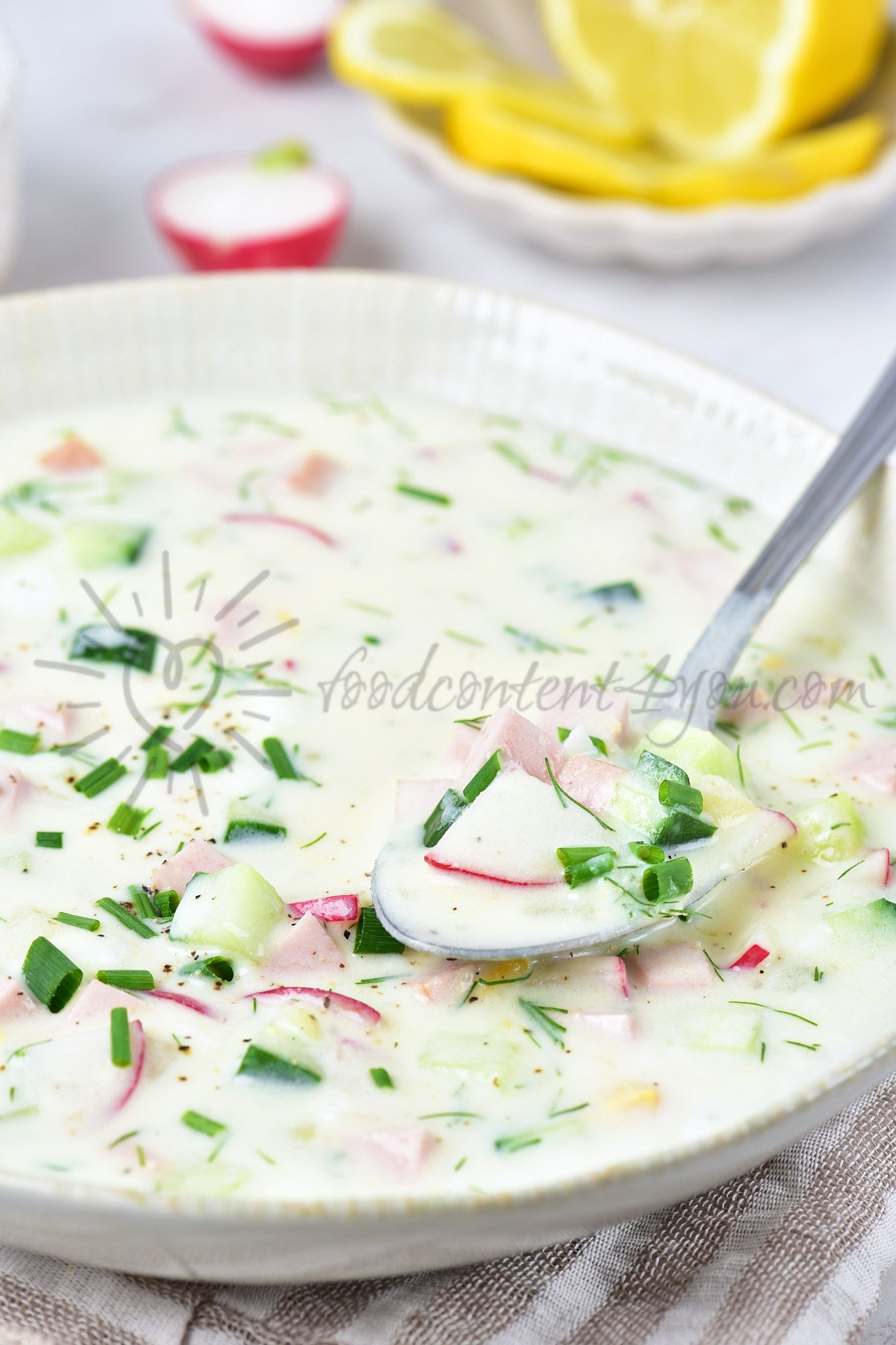 Okroshka (Russian cold soup) - Set 1 of 5