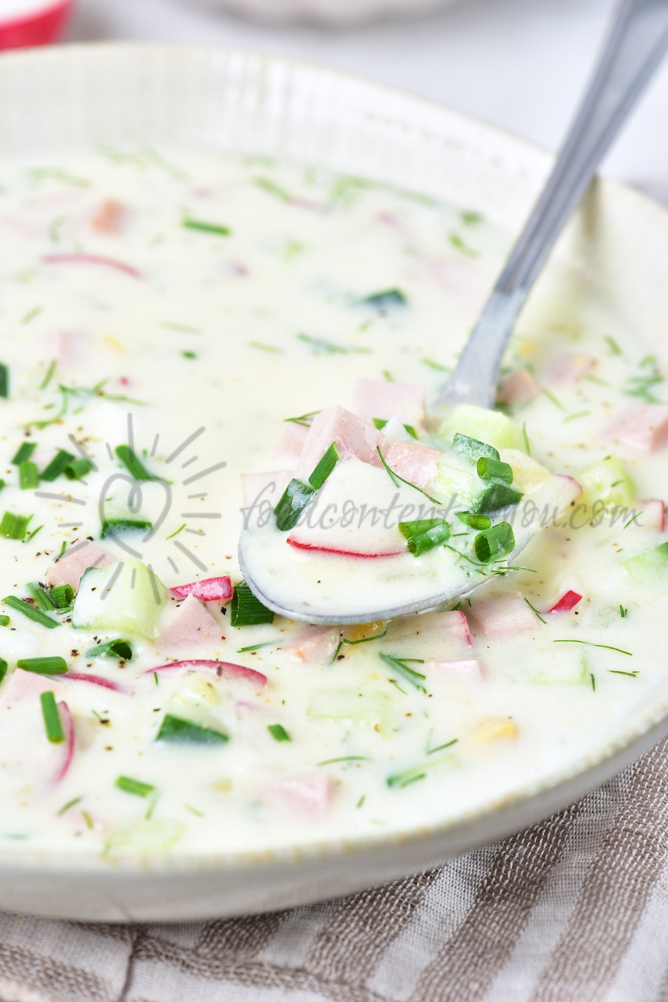 Okroshka (Russian cold soup) - Set 1 of 5