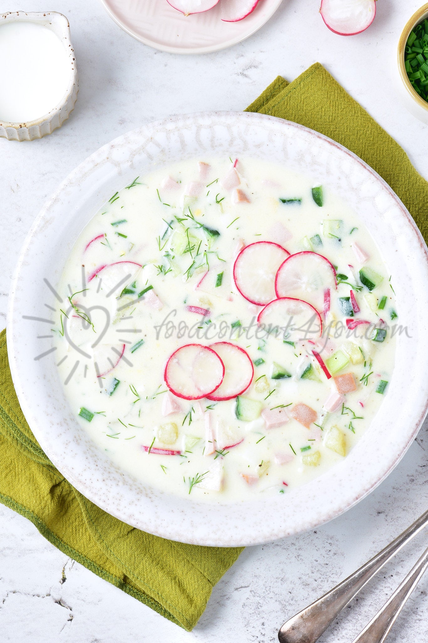 Okroshka (Russian cold soup) - Set 2 of 5