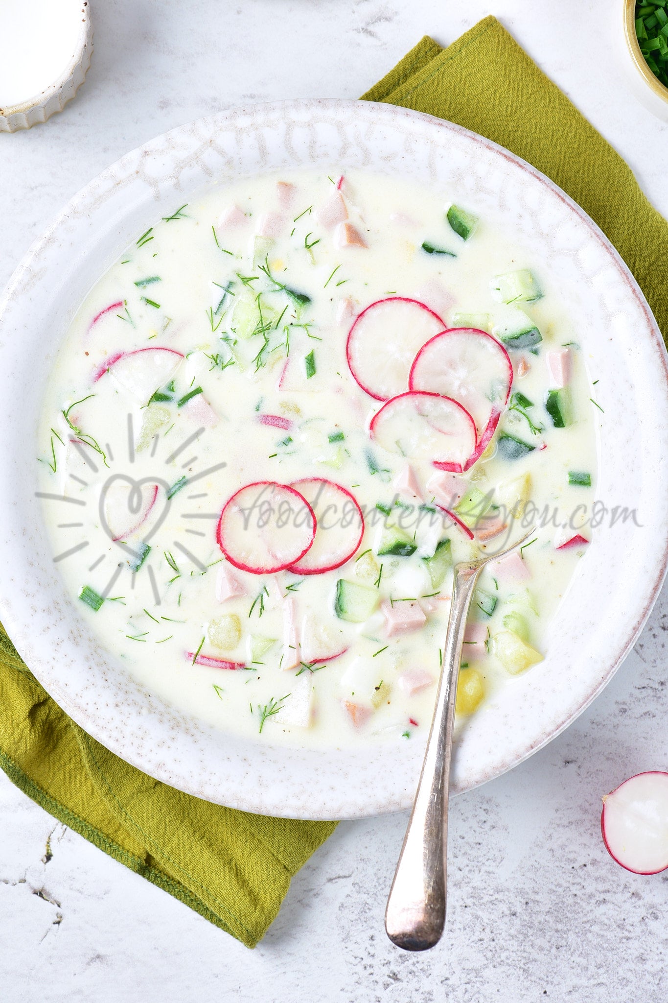 Okroshka (Russian cold soup) - Set 2 of 5