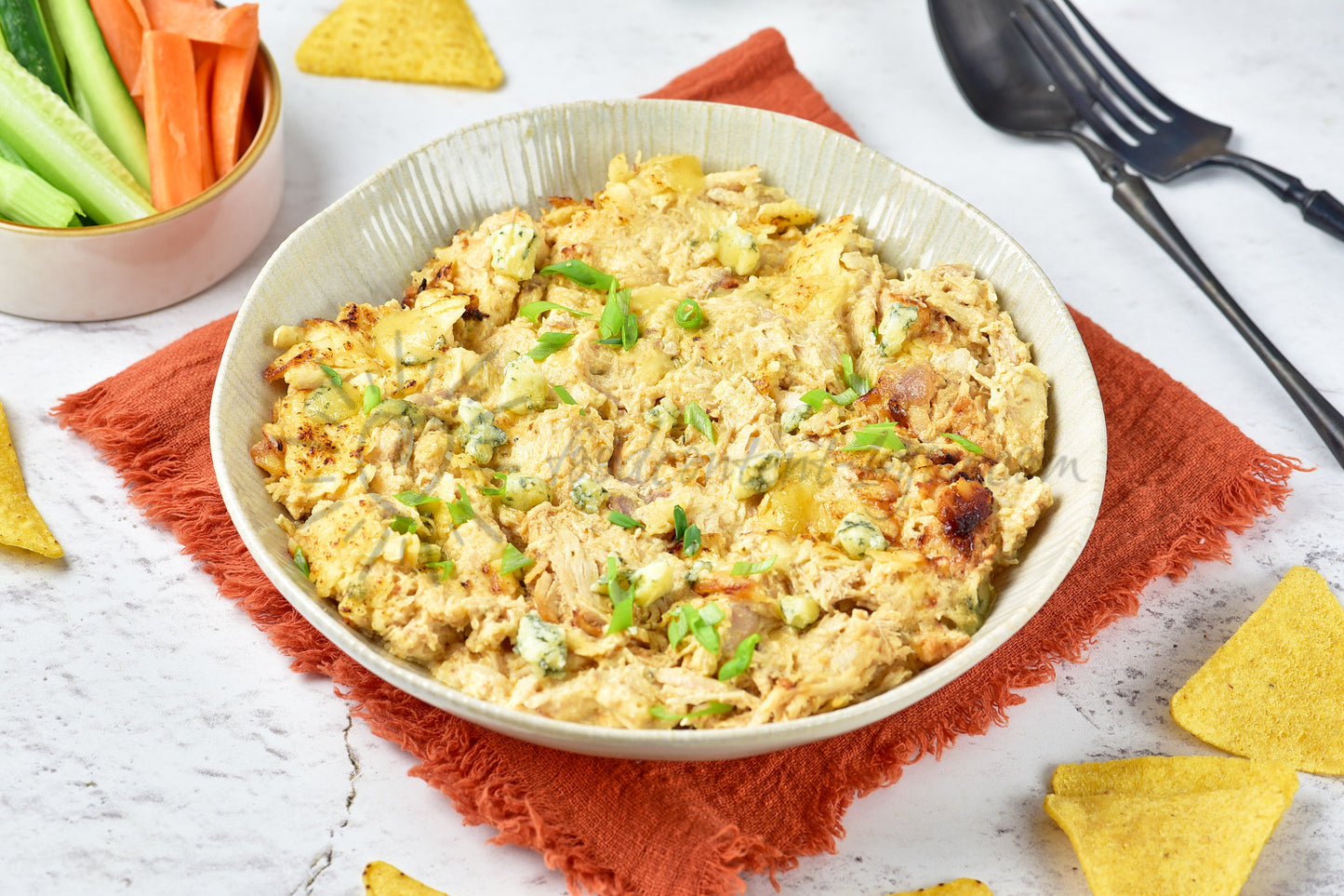 Lazy Turkey Buffalo Dip - Set 4 of 5