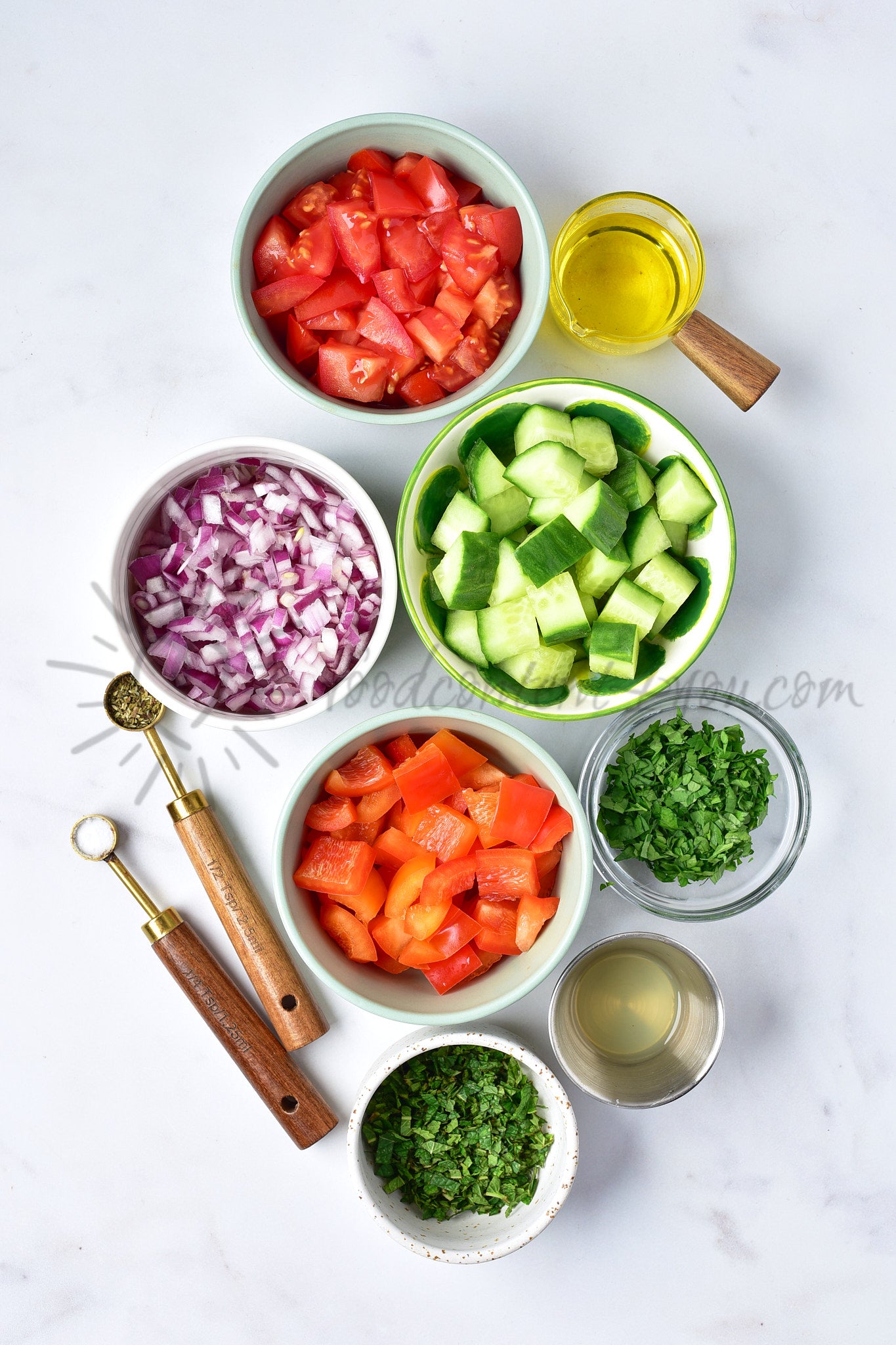 Israeli Salad - Set 5 of 5