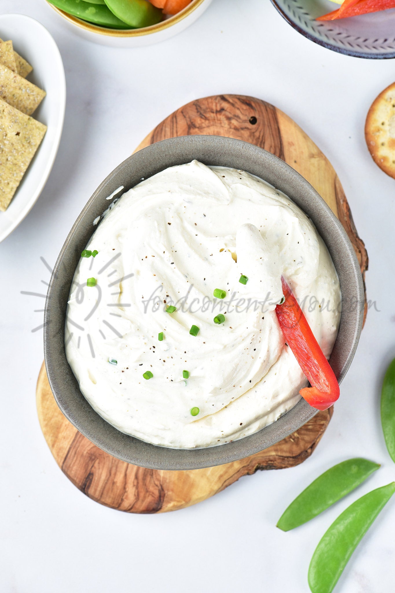 Cottage Cheese Ranch Dip - Set 3 of 5