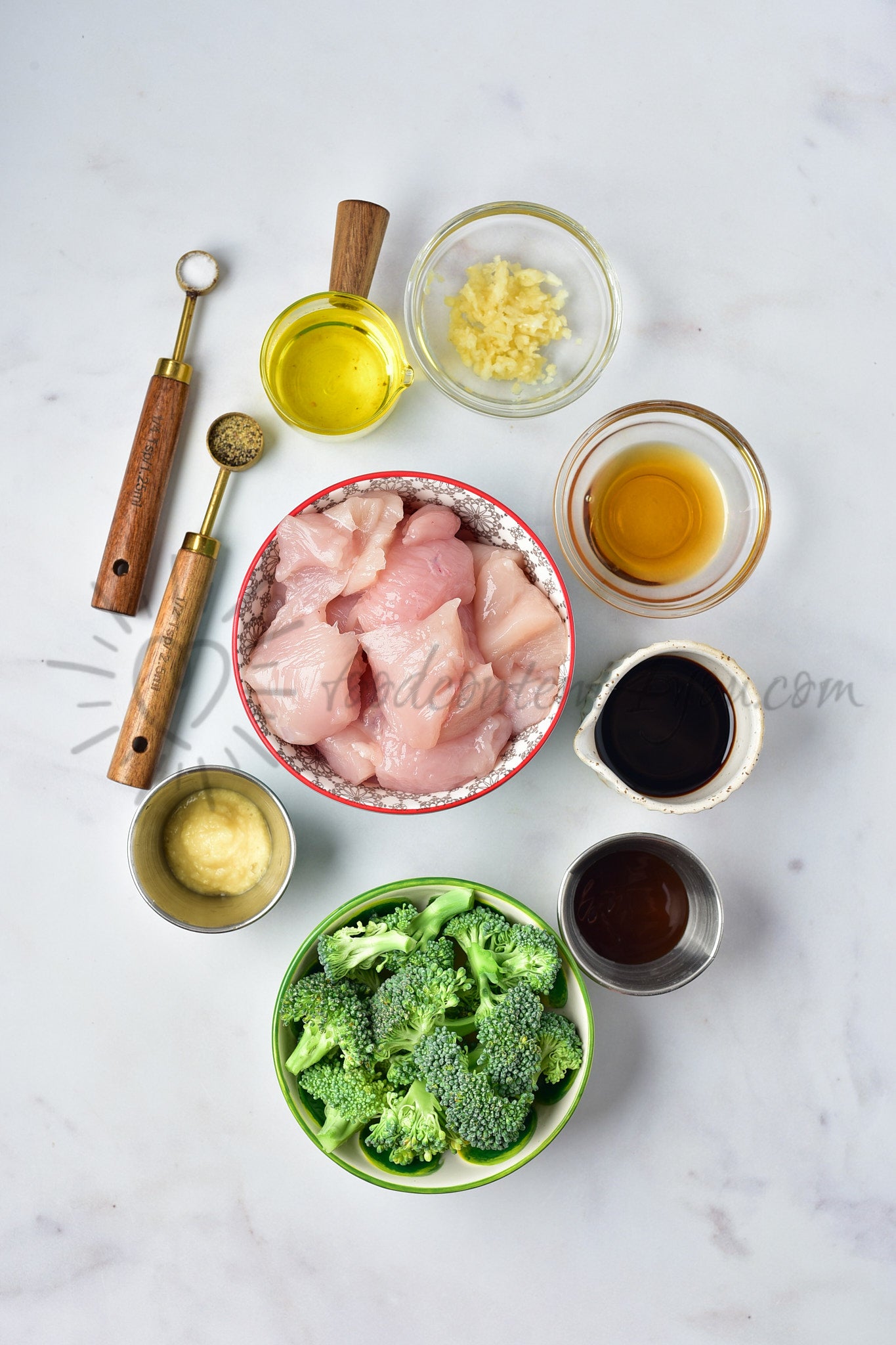 Chicken and Broccoli - Set 1 of 5