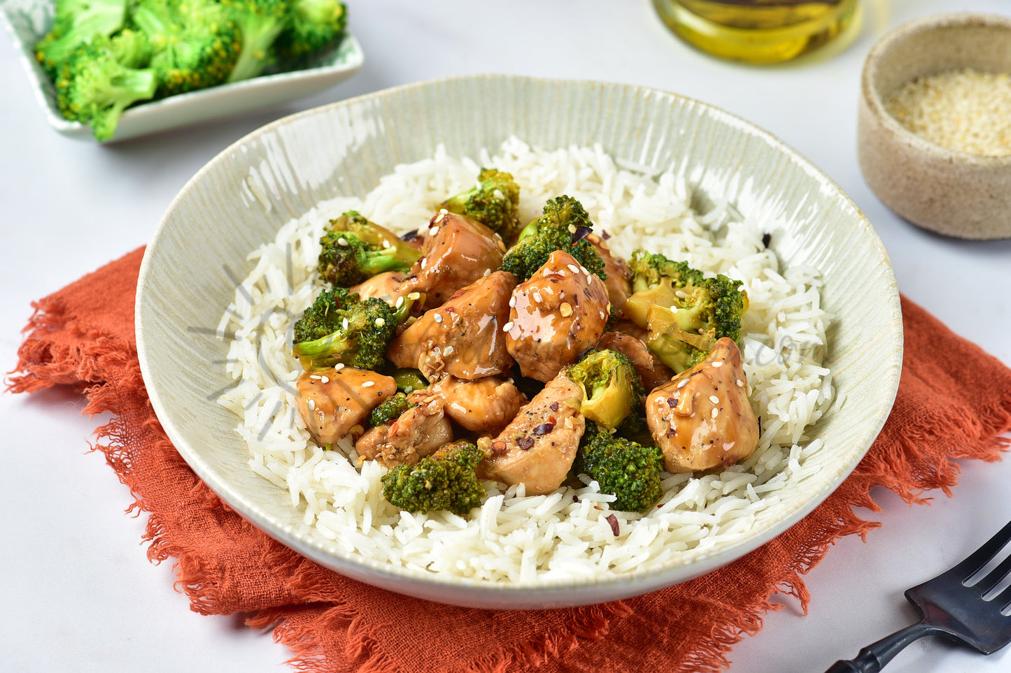 Chicken and Broccoli - Set 4 of 5
