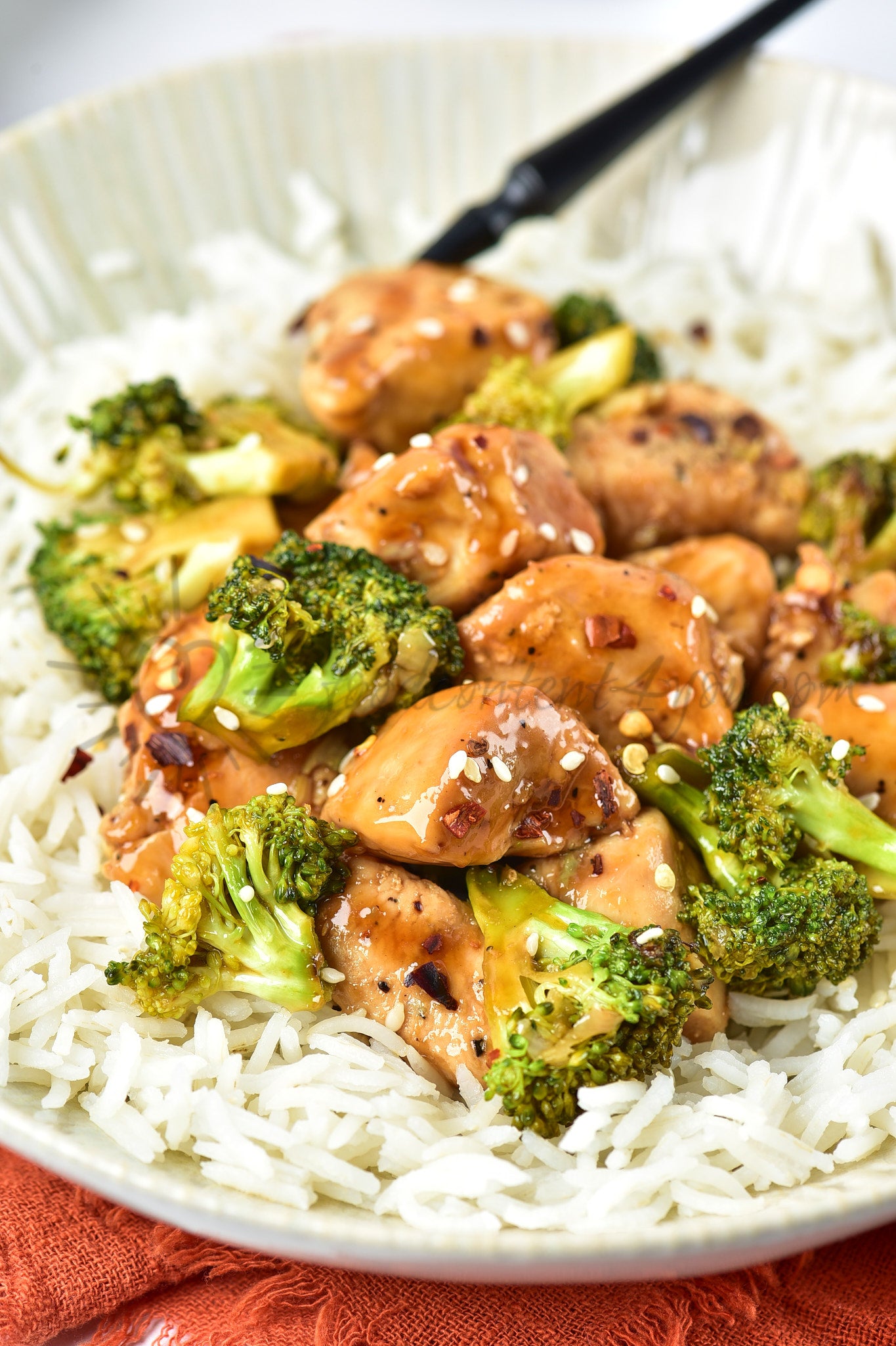 Chicken and Broccoli - Set 4 of 5