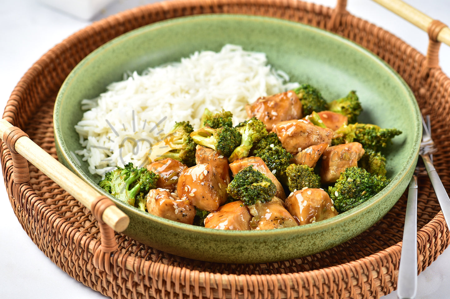 Chicken and Broccoli - Set 5 of 5