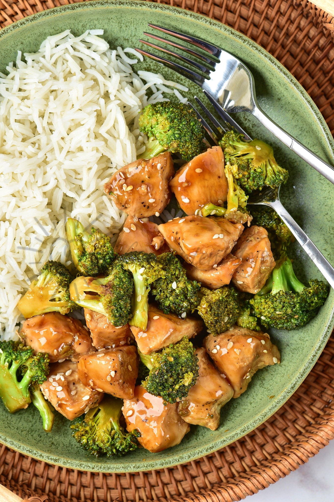 Chicken and Broccoli - Set 5 of 5