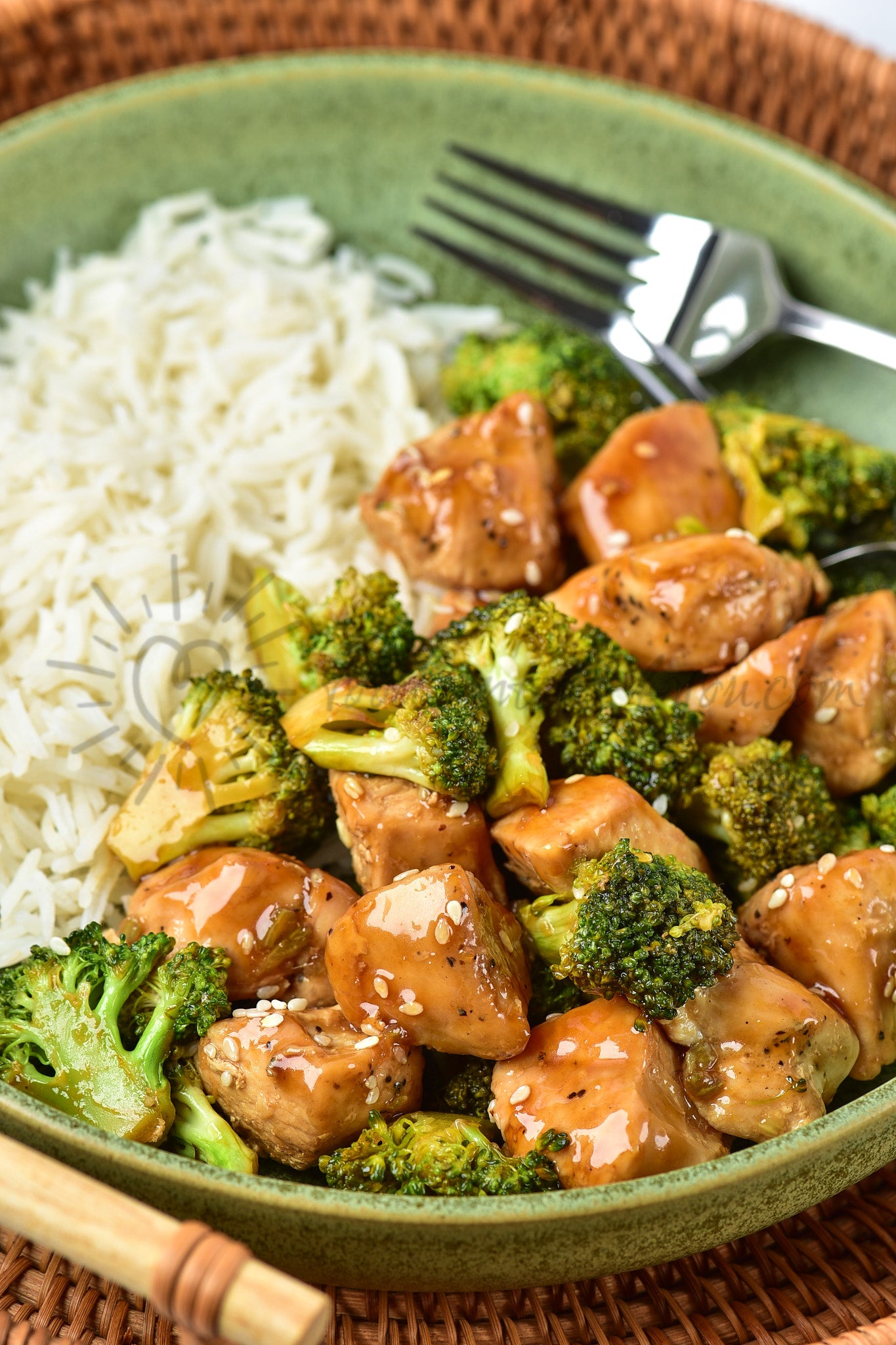 Chicken and Broccoli - Set 5 of 5