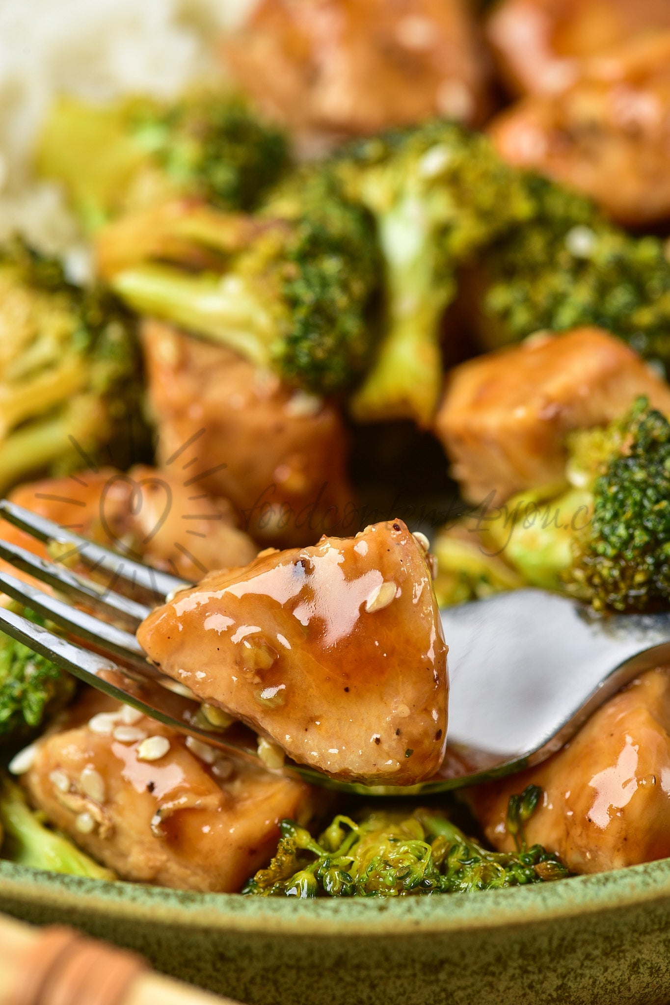 Chicken and Broccoli - Set 5 of 5