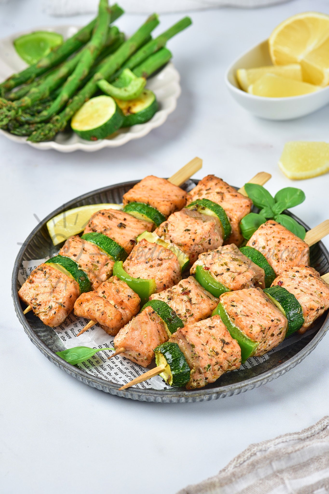Air Fryer Salmon Skewers - Set 2 of 5