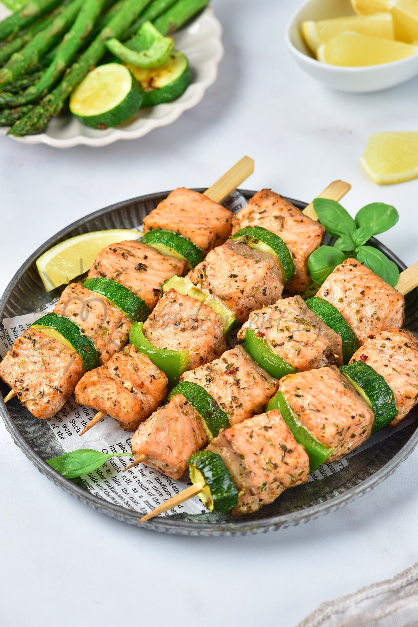 Air Fryer Salmon Skewers - Set 2 of 5