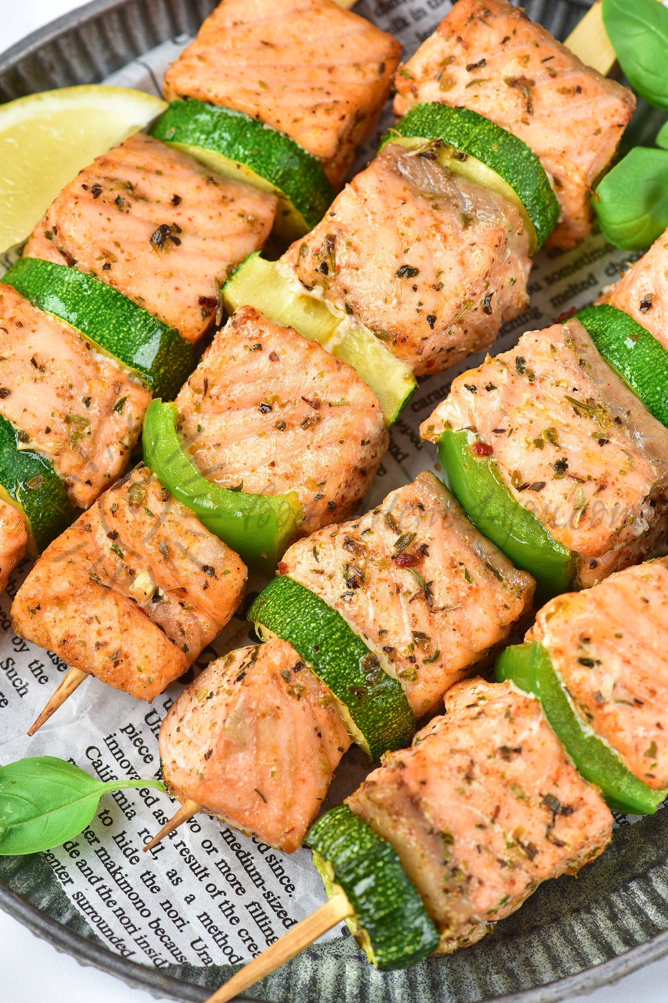 Air Fryer Salmon Skewers - Set 2 of 5