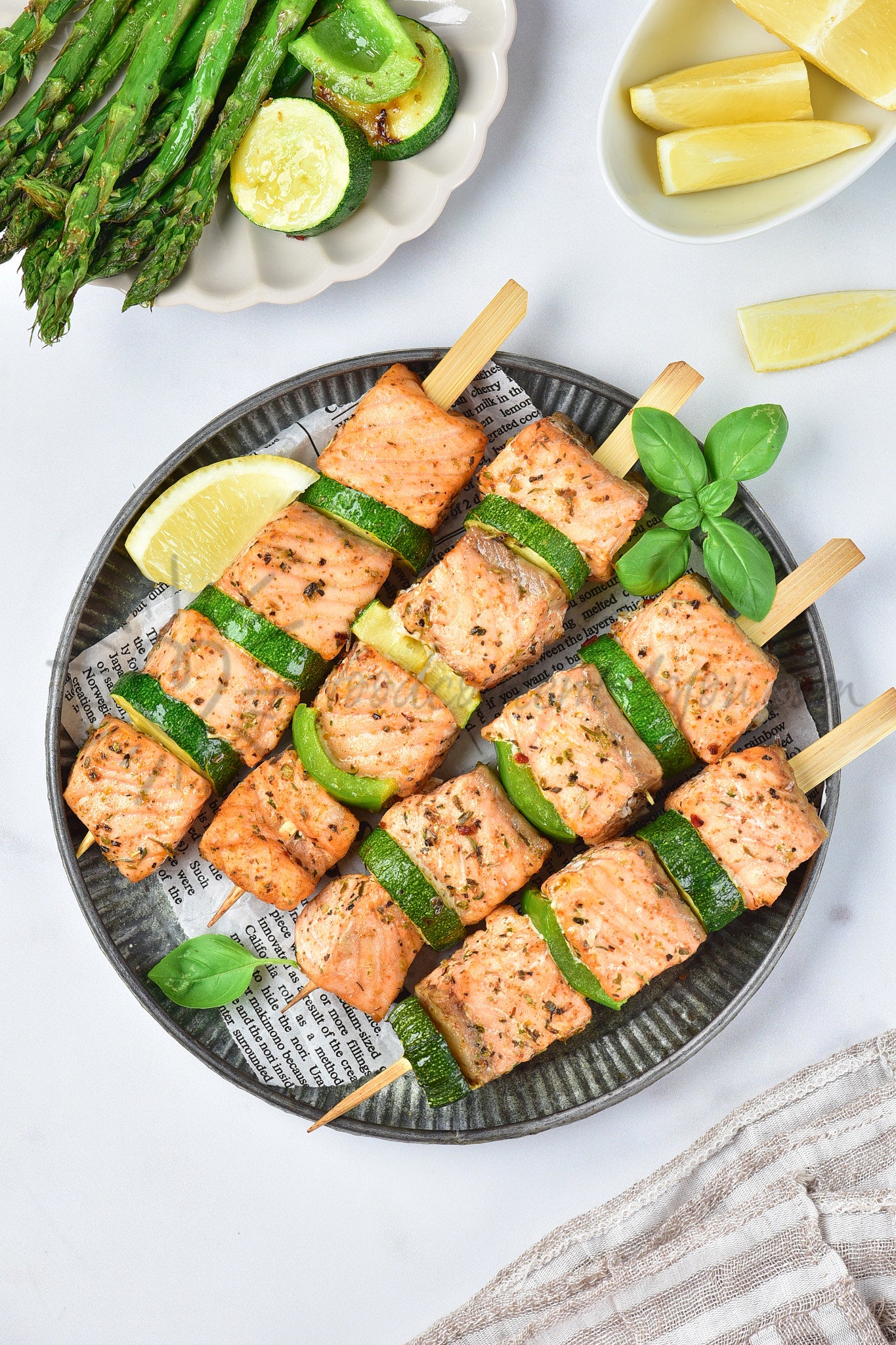 Air Fryer Salmon Skewers - Set 2 of 5