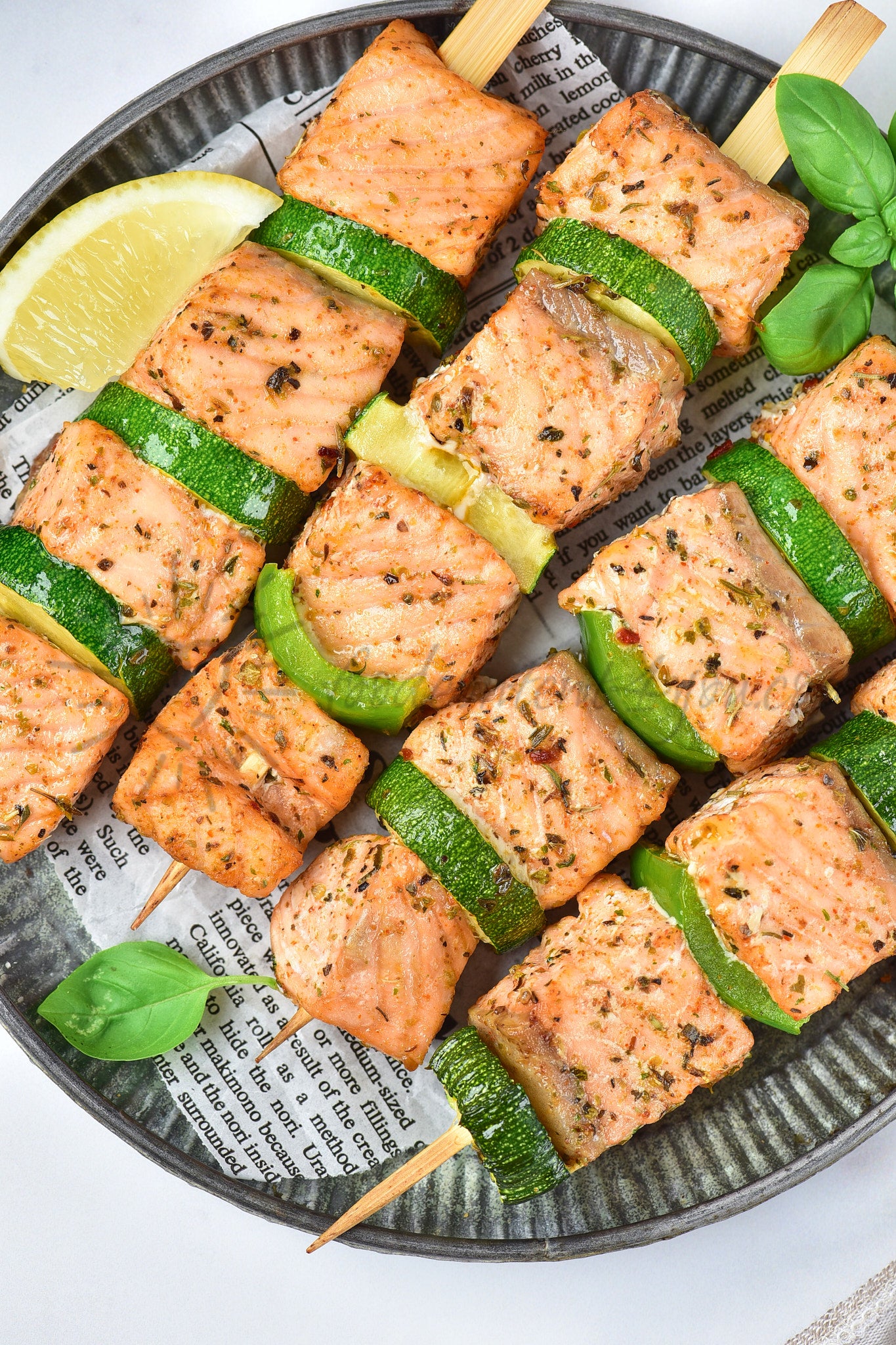 Air Fryer Salmon Skewers - Set 2 of 5