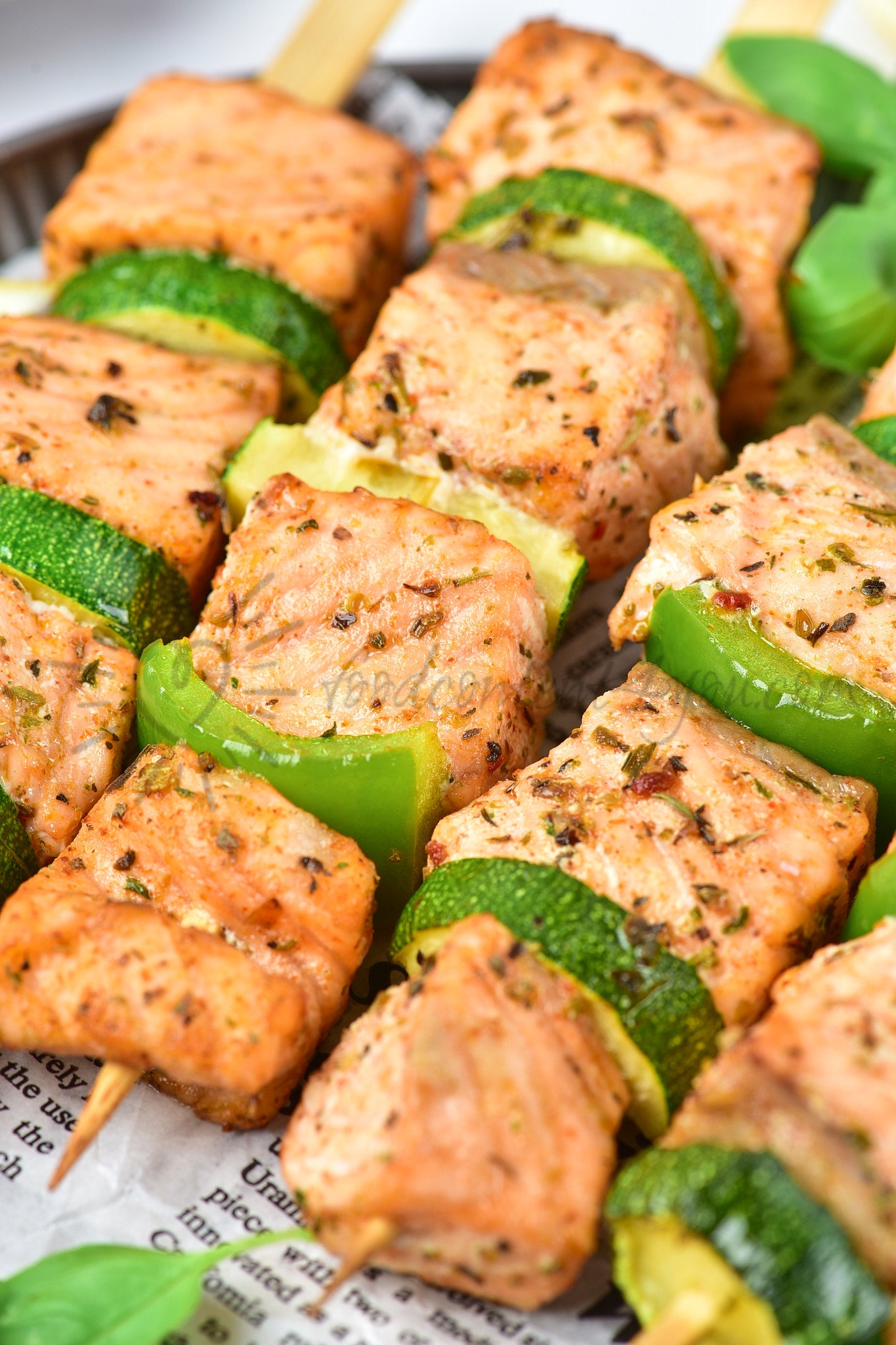 Air Fryer Salmon Skewers - Set 2 of 5