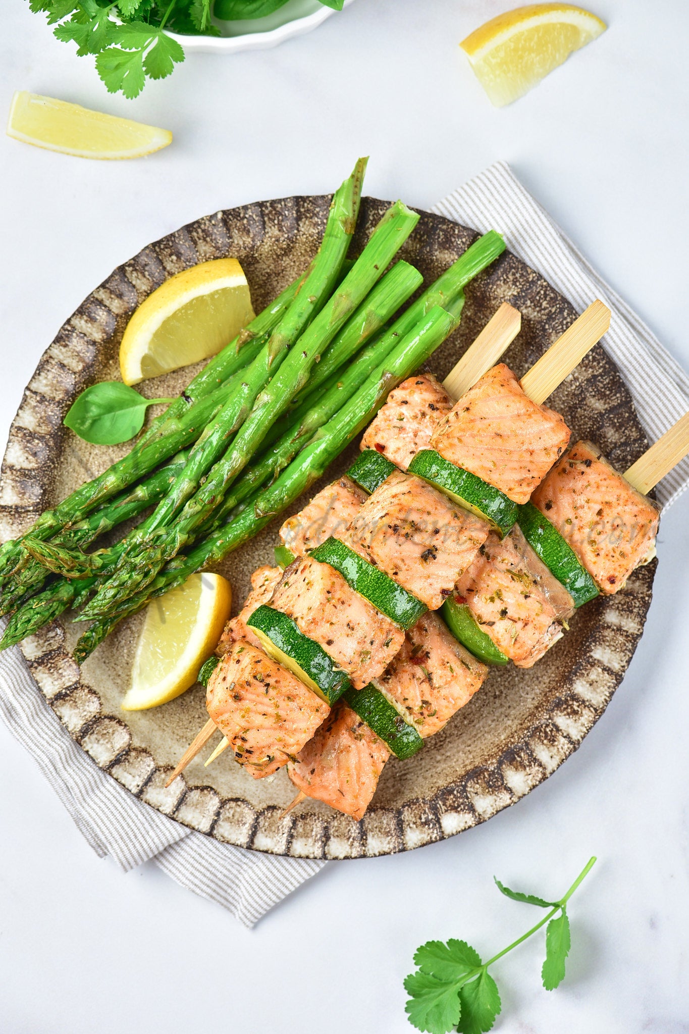 Air Fryer Salmon Skewers - Set 3 of 5
