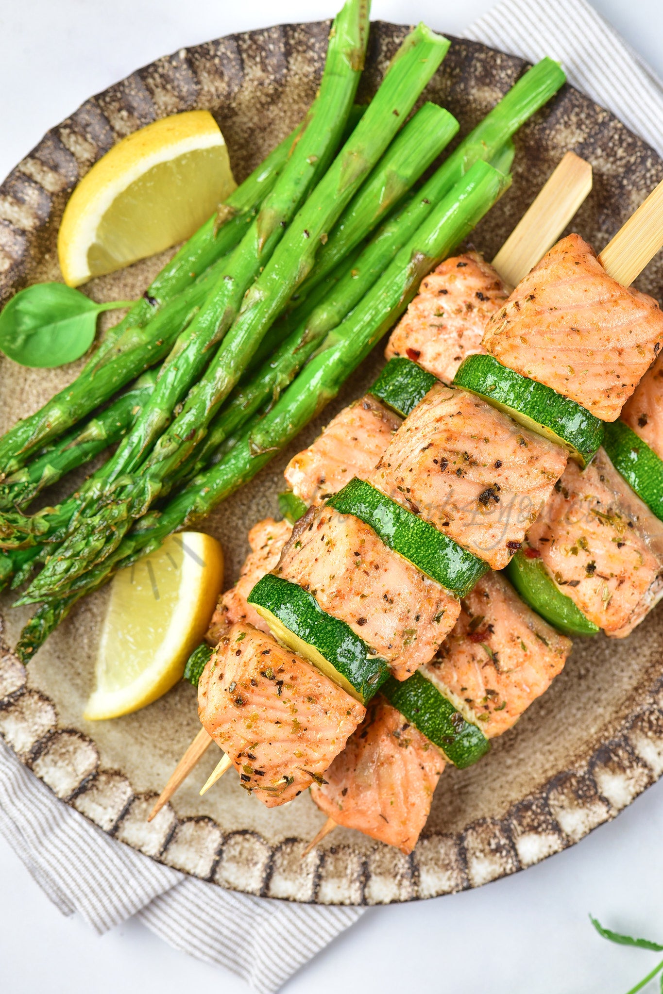 Air Fryer Salmon Skewers - Set 3 of 5