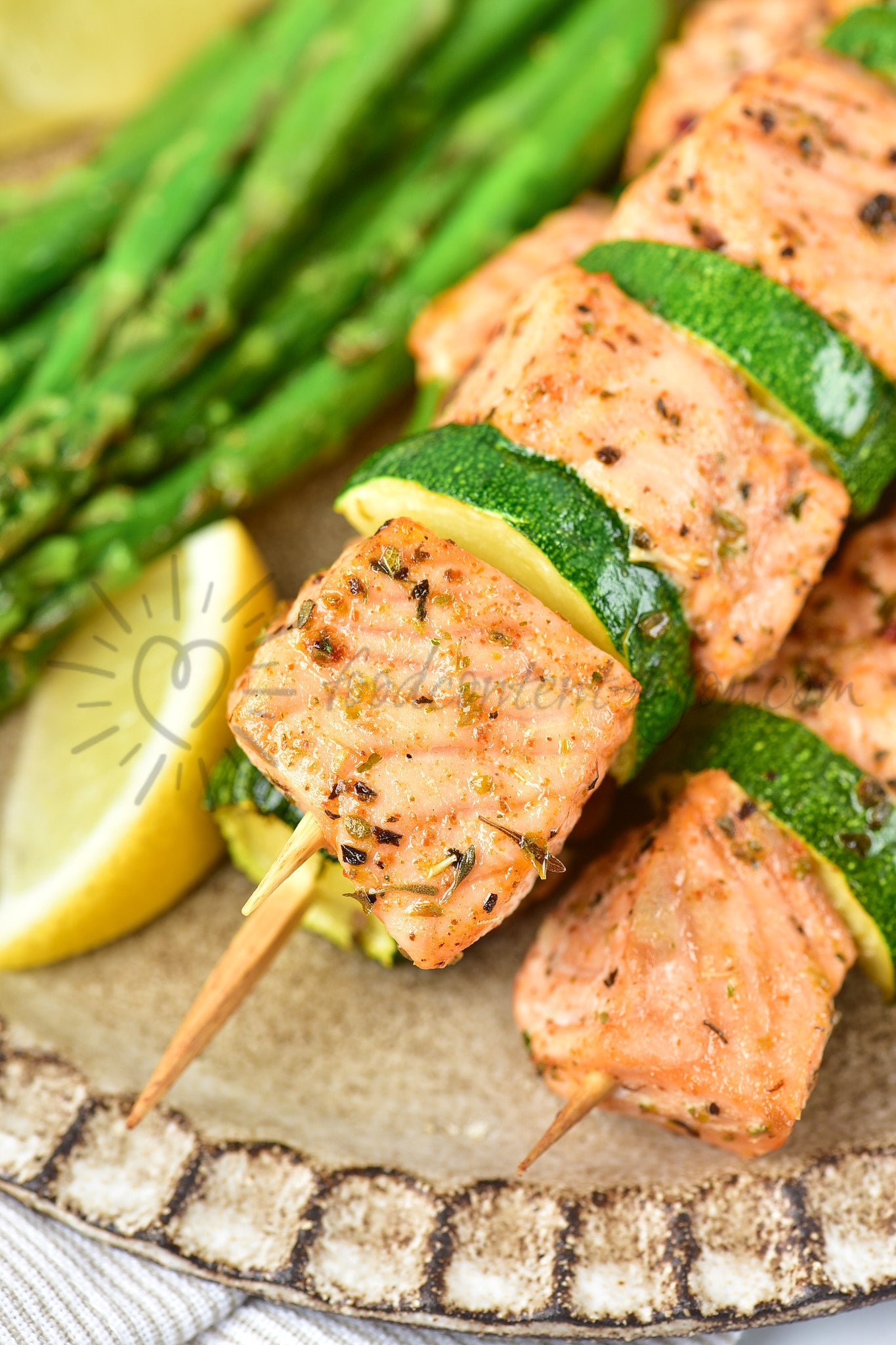 Air Fryer Salmon Skewers - Set 3 of 5