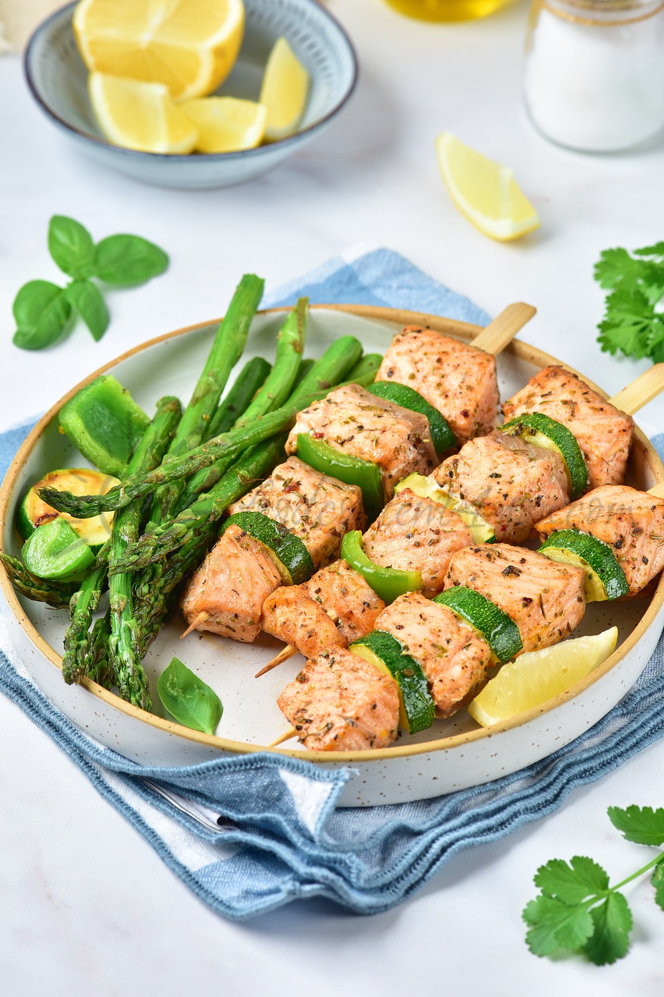 Air Fryer Salmon Skewers - Set 5 of 5