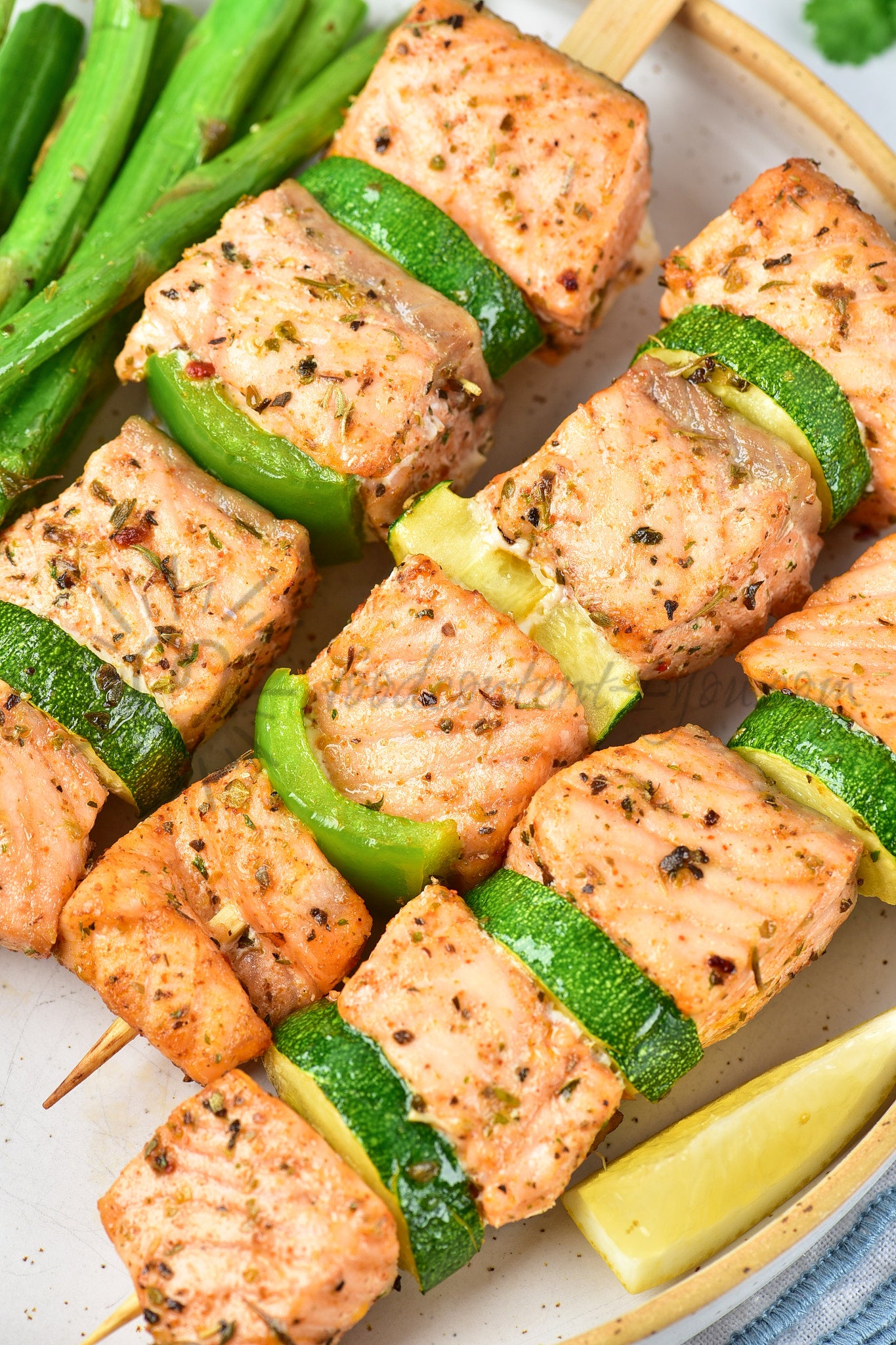 Air Fryer Salmon Skewers - Set 5 of 5