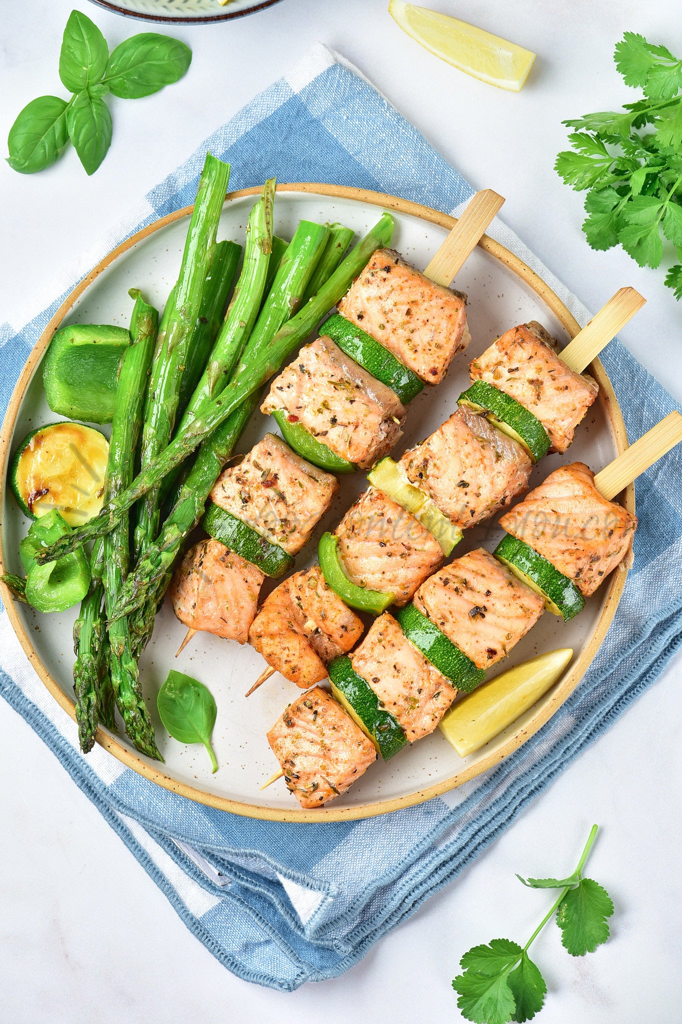 Air Fryer Salmon Skewers - Set 5 of 5