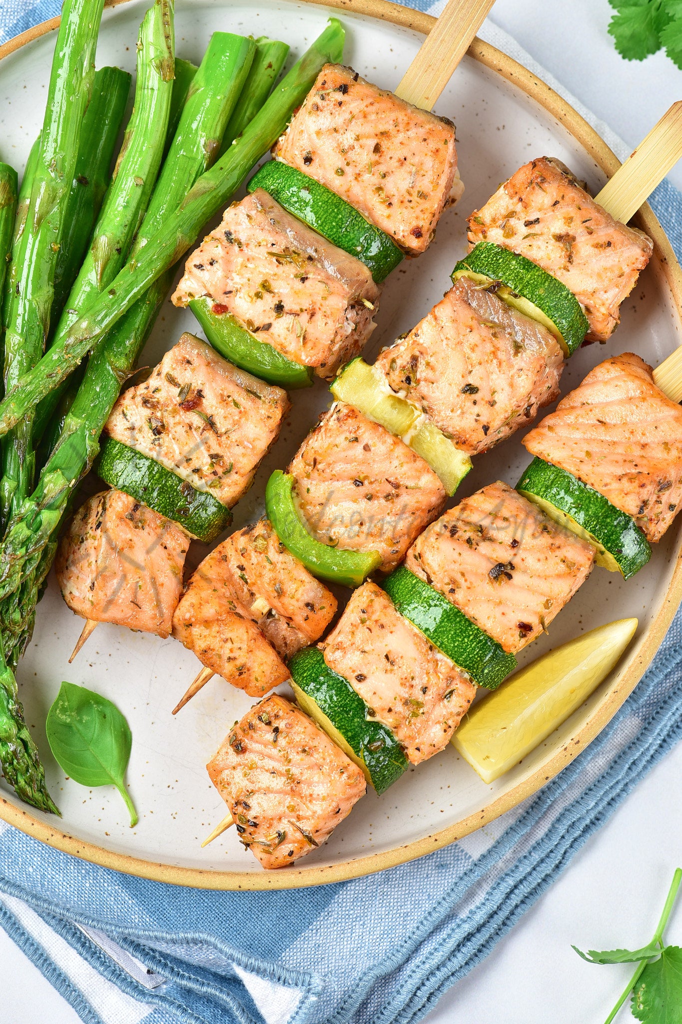 Air Fryer Salmon Skewers - Set 5 of 5