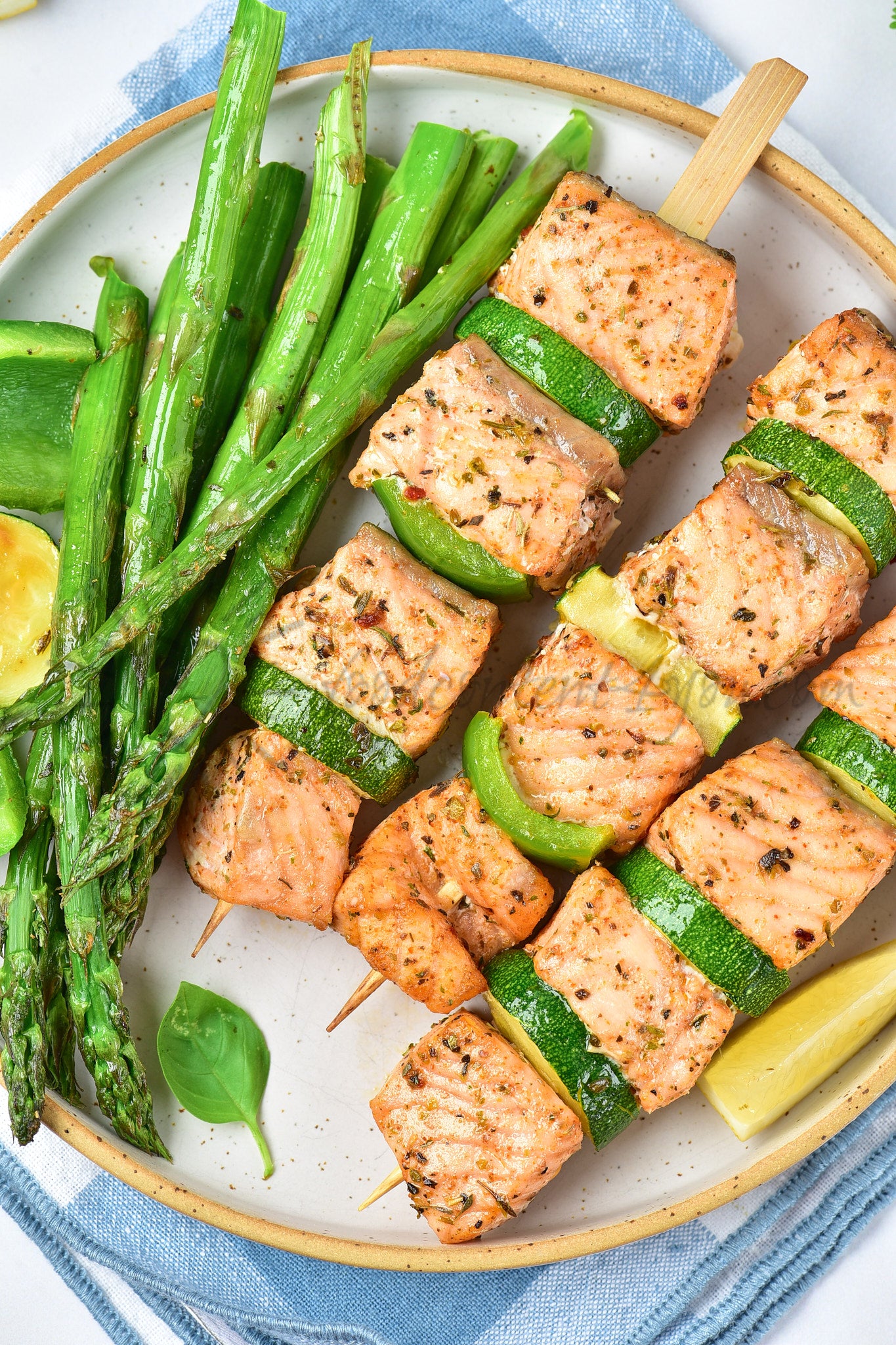 Air Fryer Salmon Skewers - Set 5 of 5