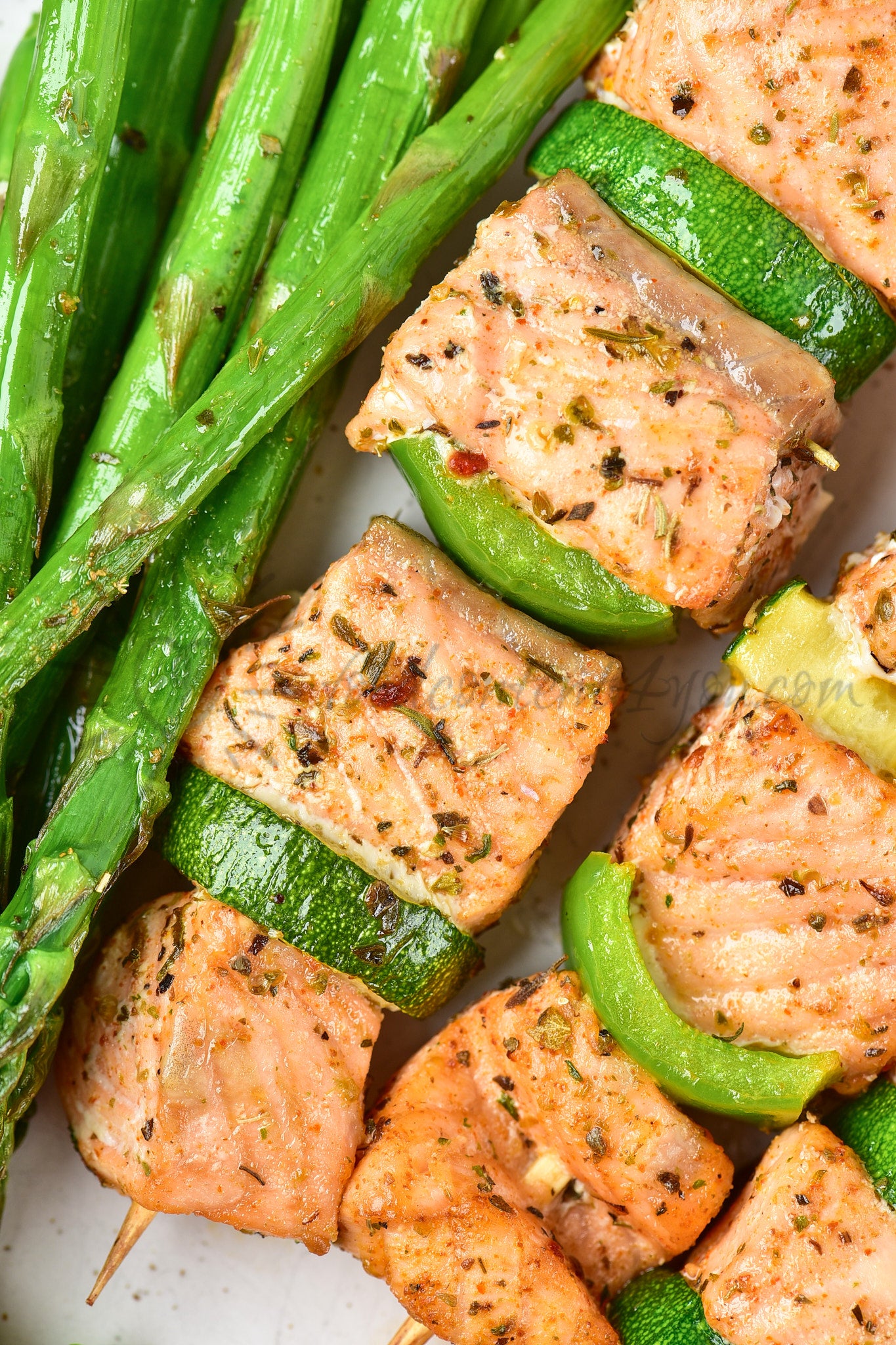 Air Fryer Salmon Skewers - Set 5 of 5
