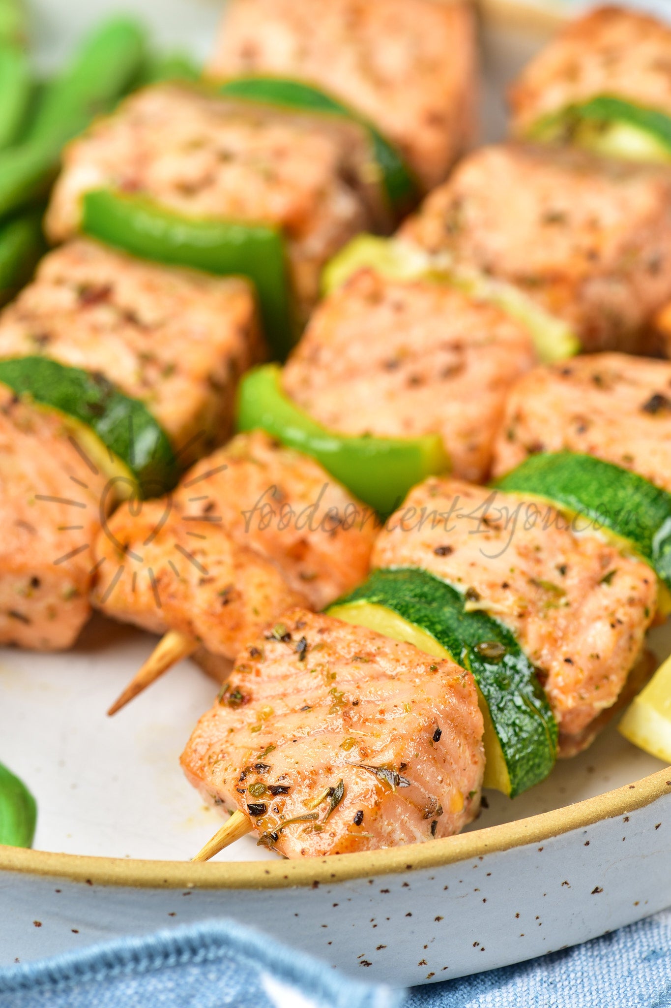 Air Fryer Salmon Skewers - Set 5 of 5