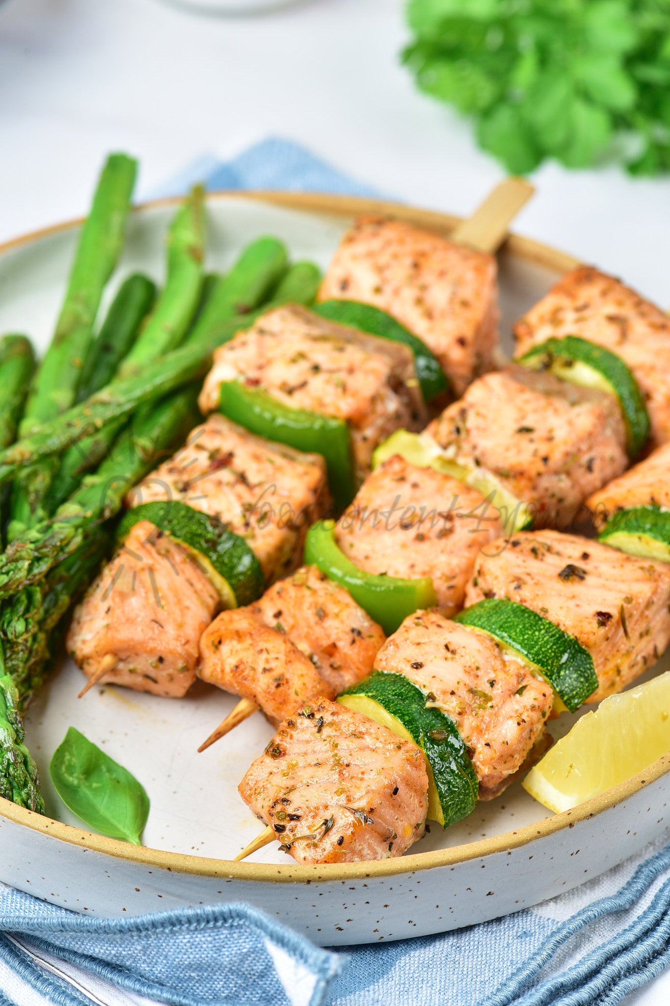 Air Fryer Salmon Skewers - Set 5 of 5