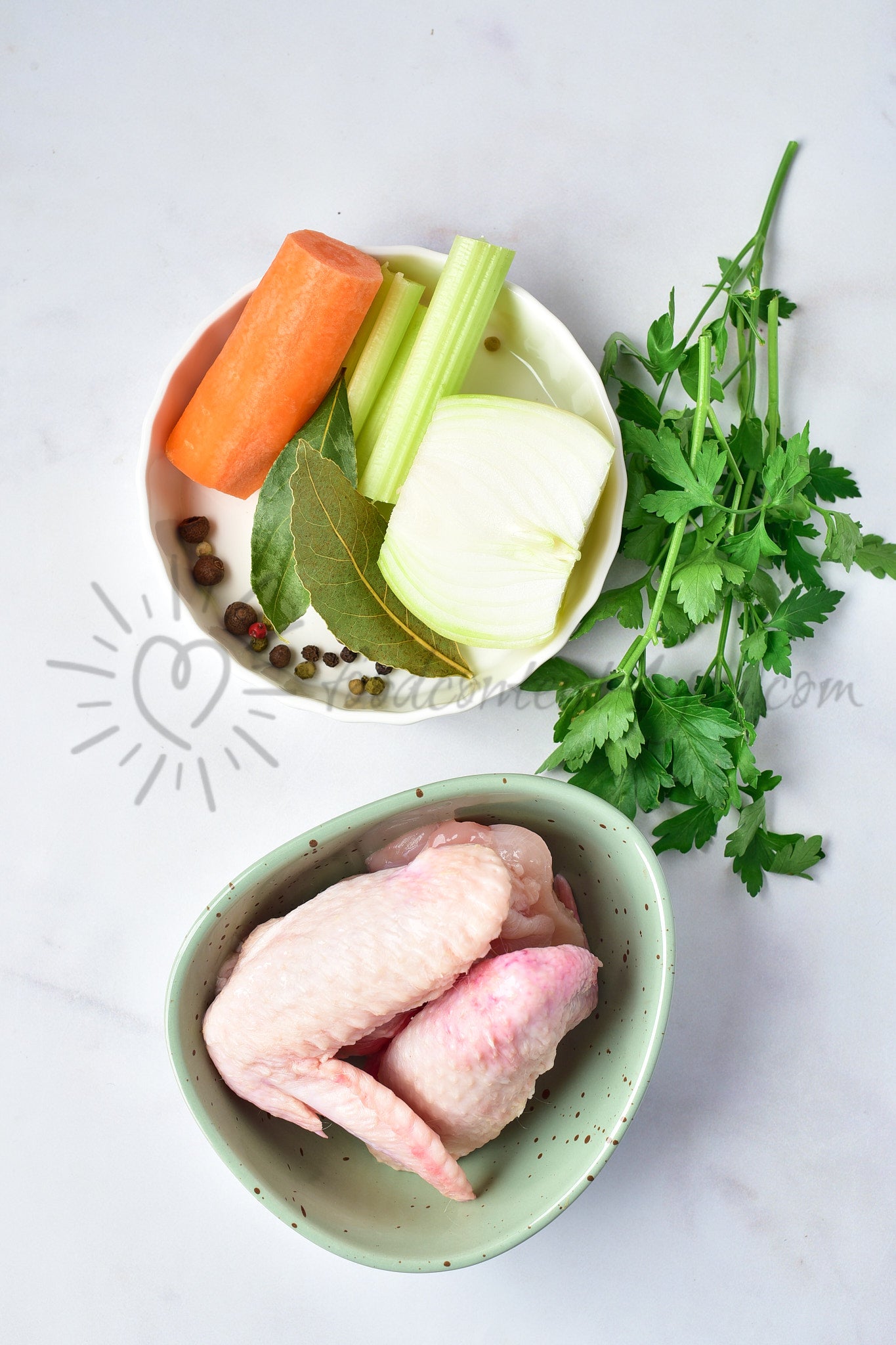 Chicken Meatball Soup - Set 4 of 5
