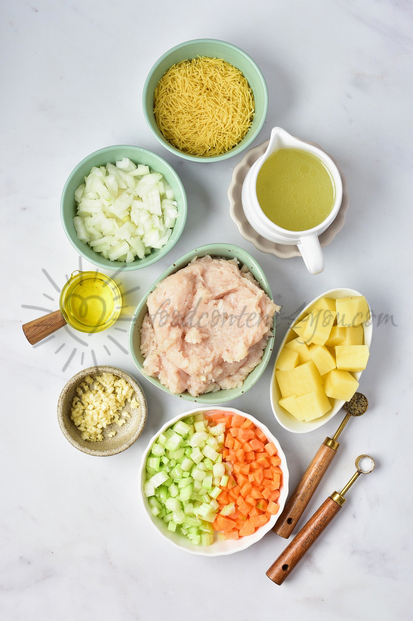 Chicken Meatball Soup - Set 2 of 5