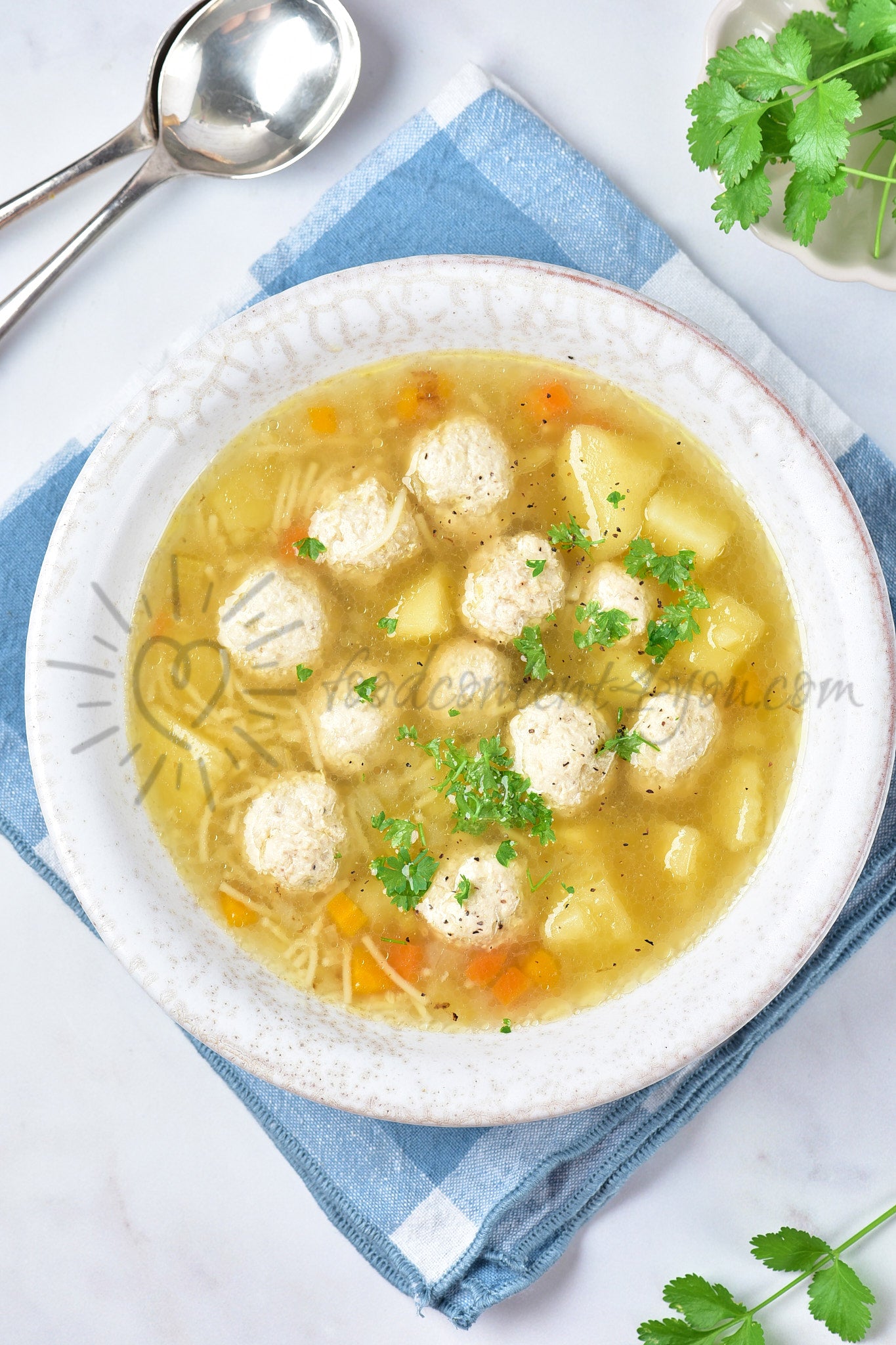 Chicken Meatball Soup - Set 1 of 5