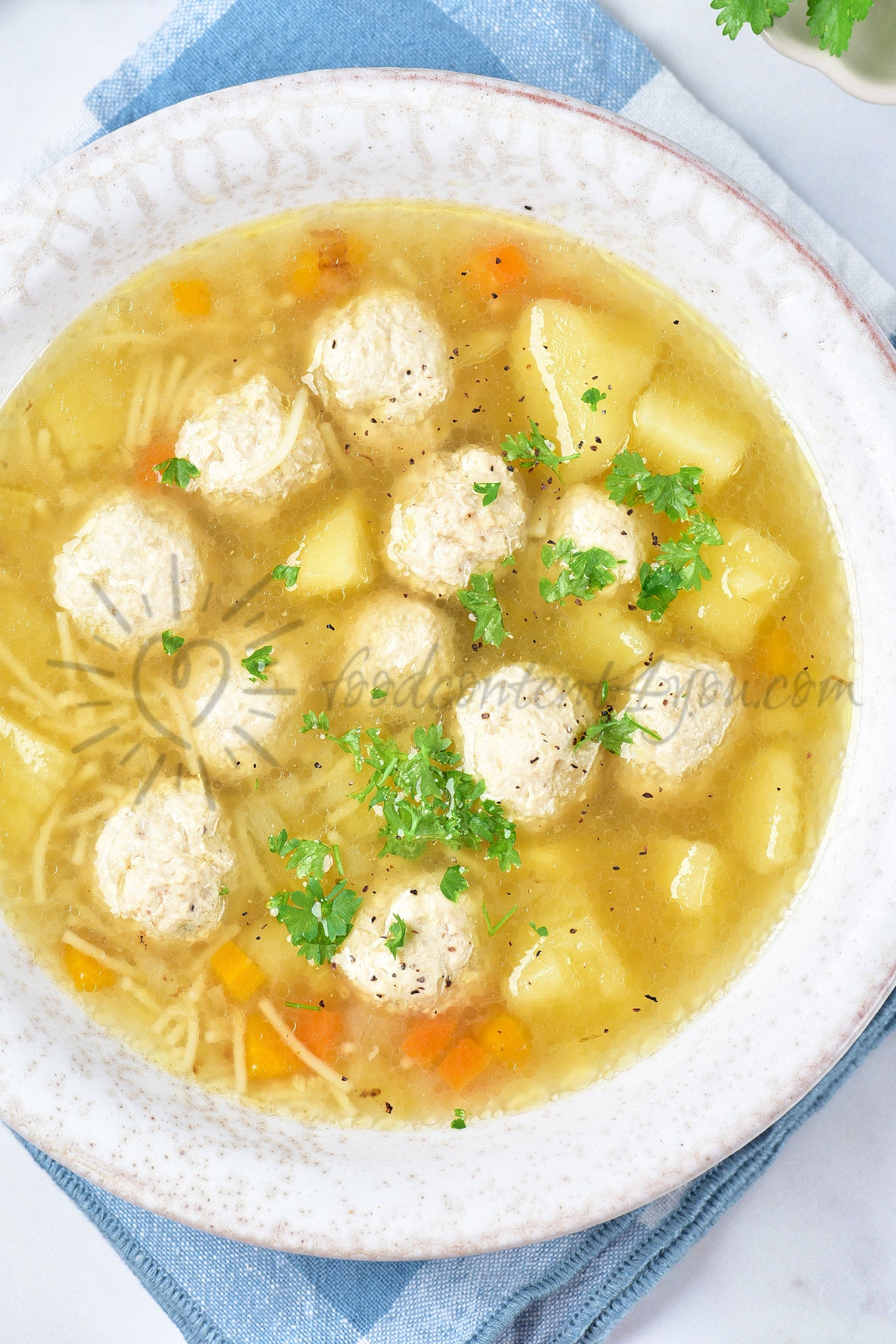 Chicken Meatball Soup - Set 1 of 5