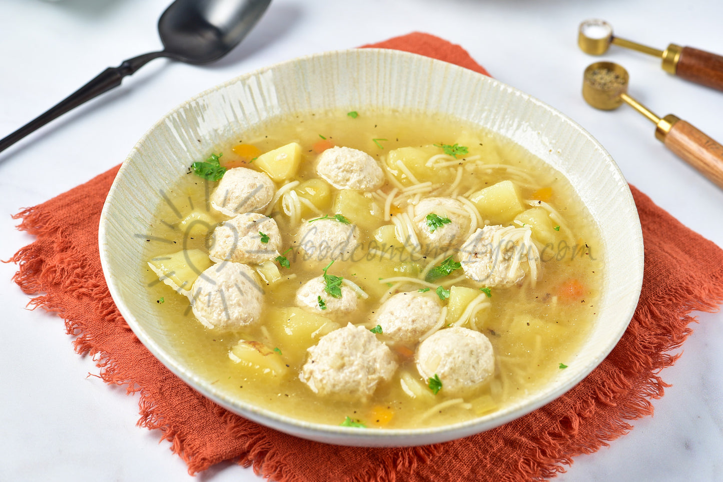 Chicken Meatball Soup - Set 2 of 5