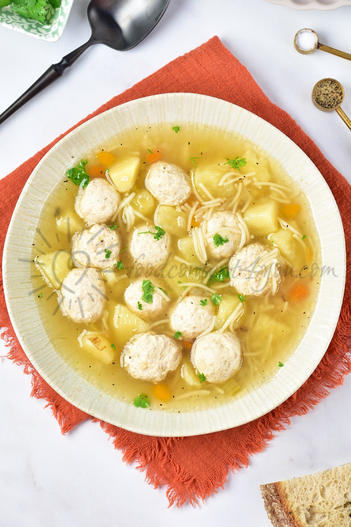 Chicken Meatball Soup - Set 2 of 5