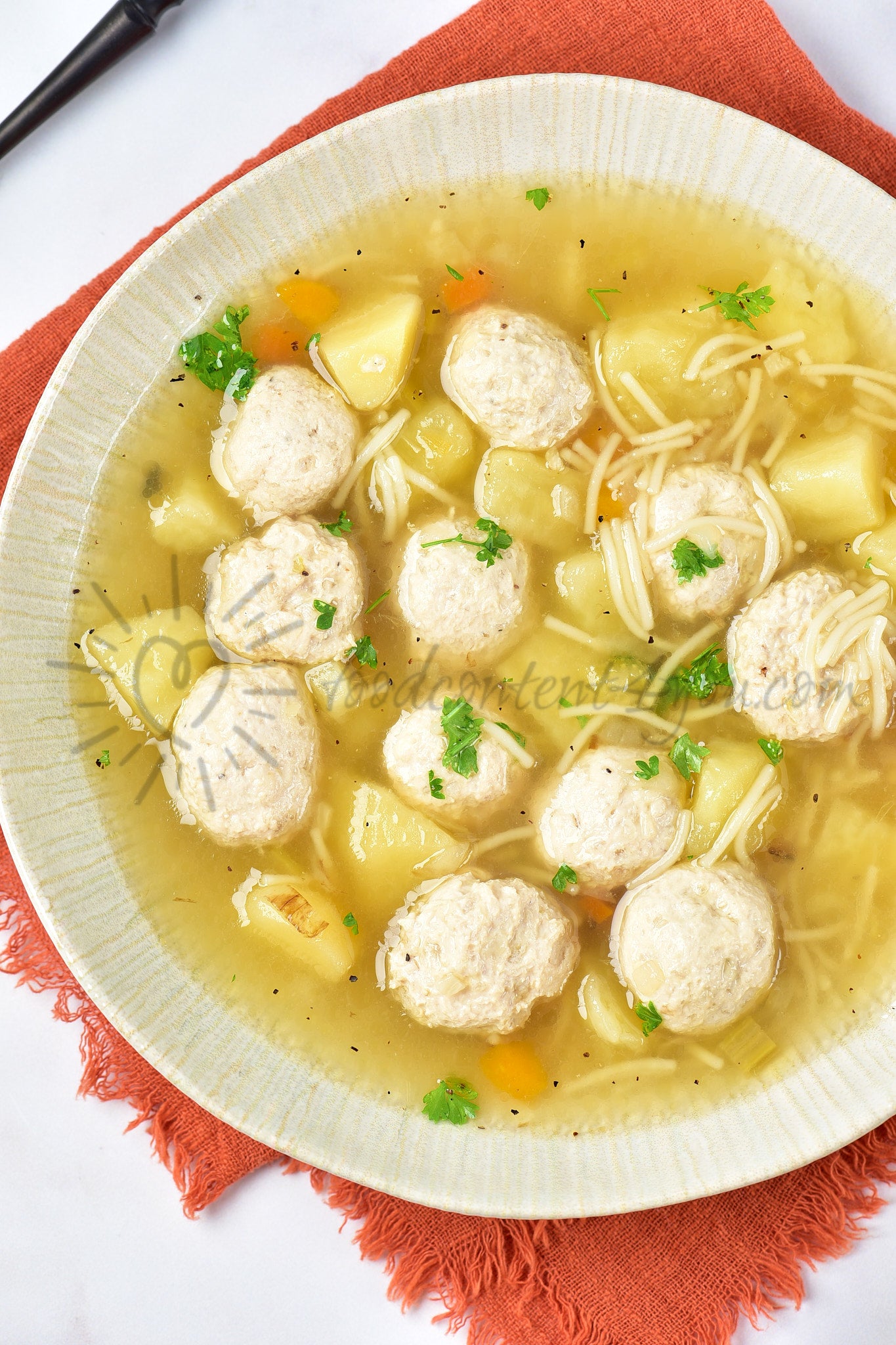 Chicken Meatball Soup - Set 2 of 5