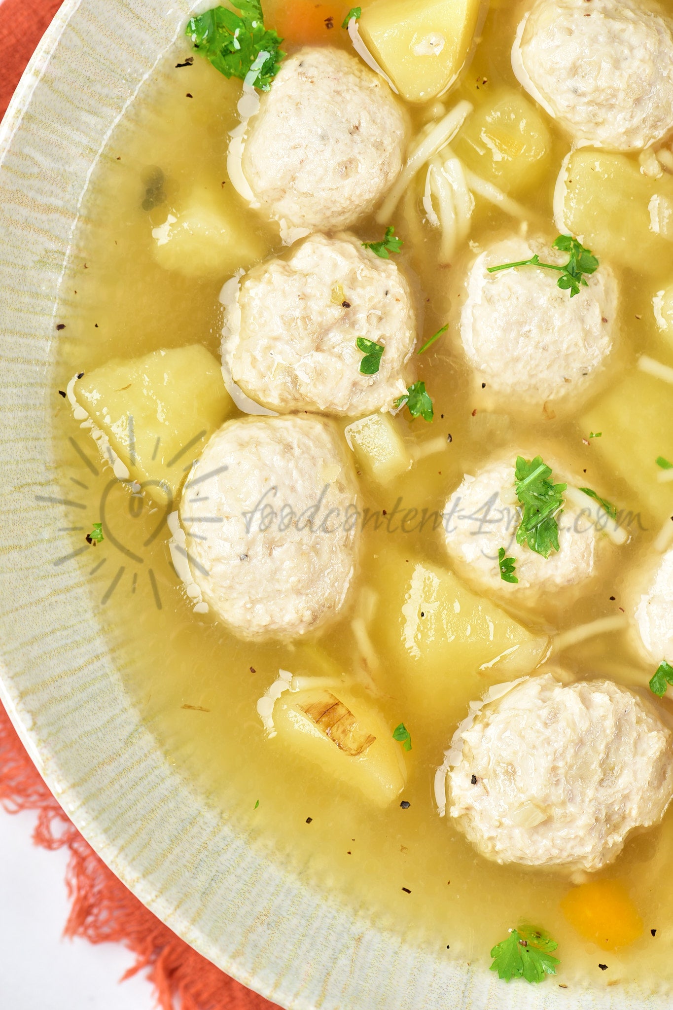 Chicken Meatball Soup - Set 2 of 5