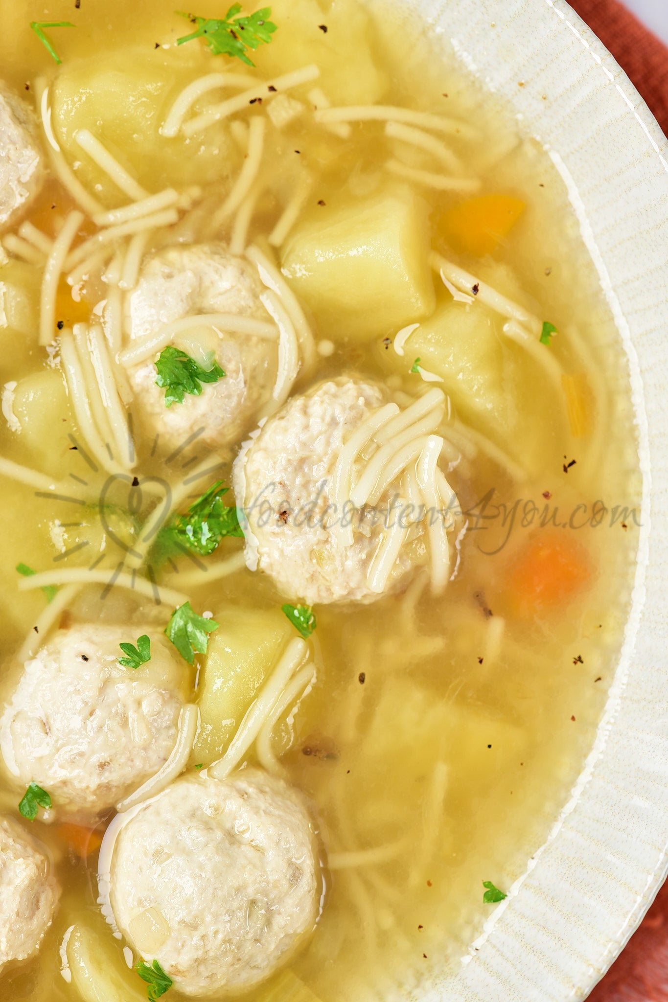 Chicken Meatball Soup - Set 2 of 5