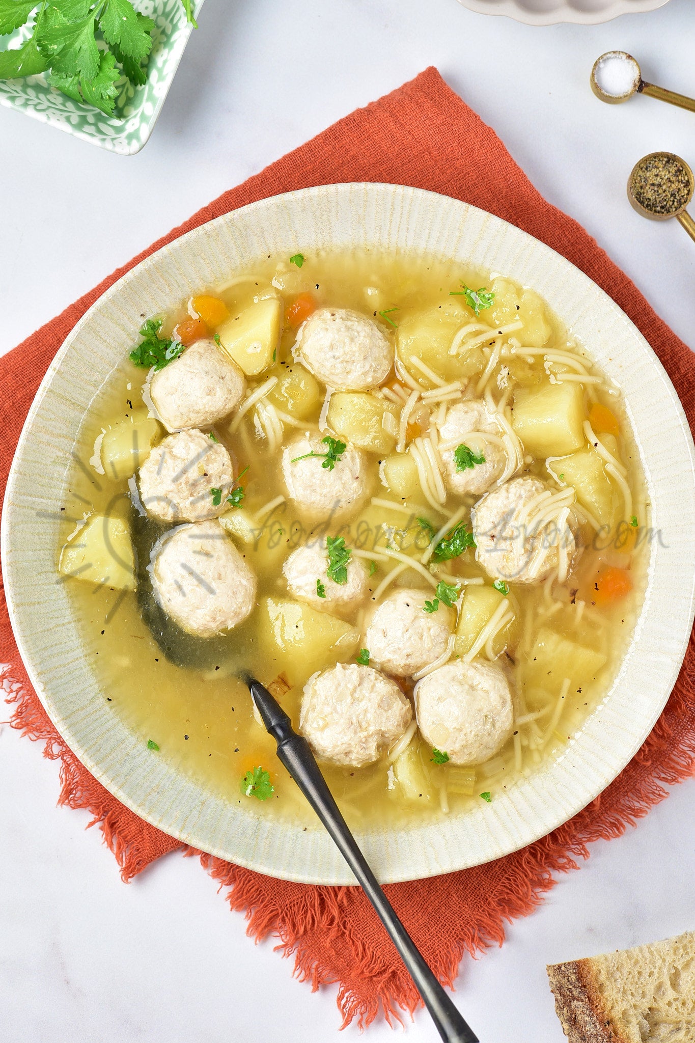 Chicken Meatball Soup - Set 2 of 5