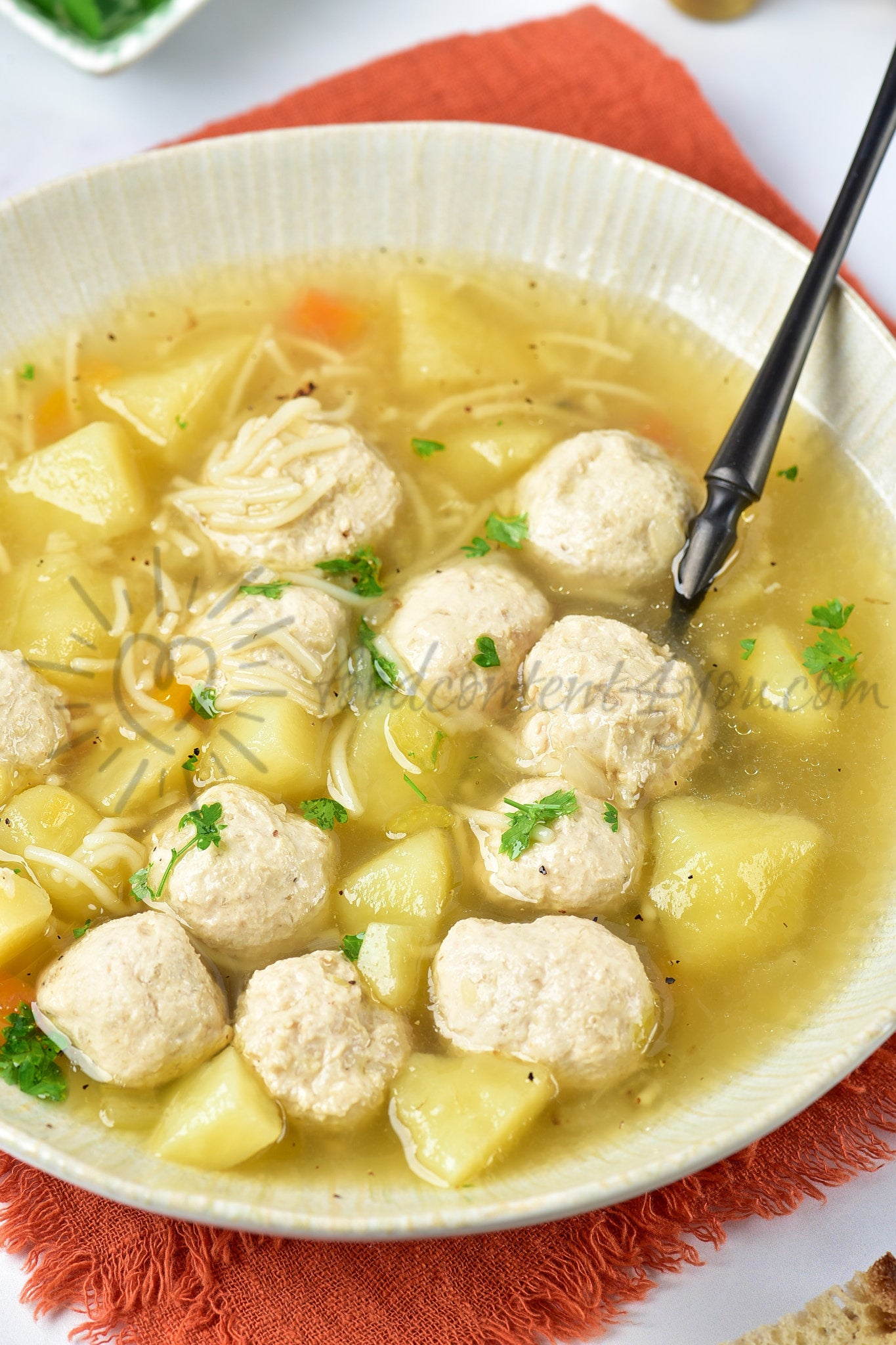 Chicken Meatball Soup - Set 2 of 5