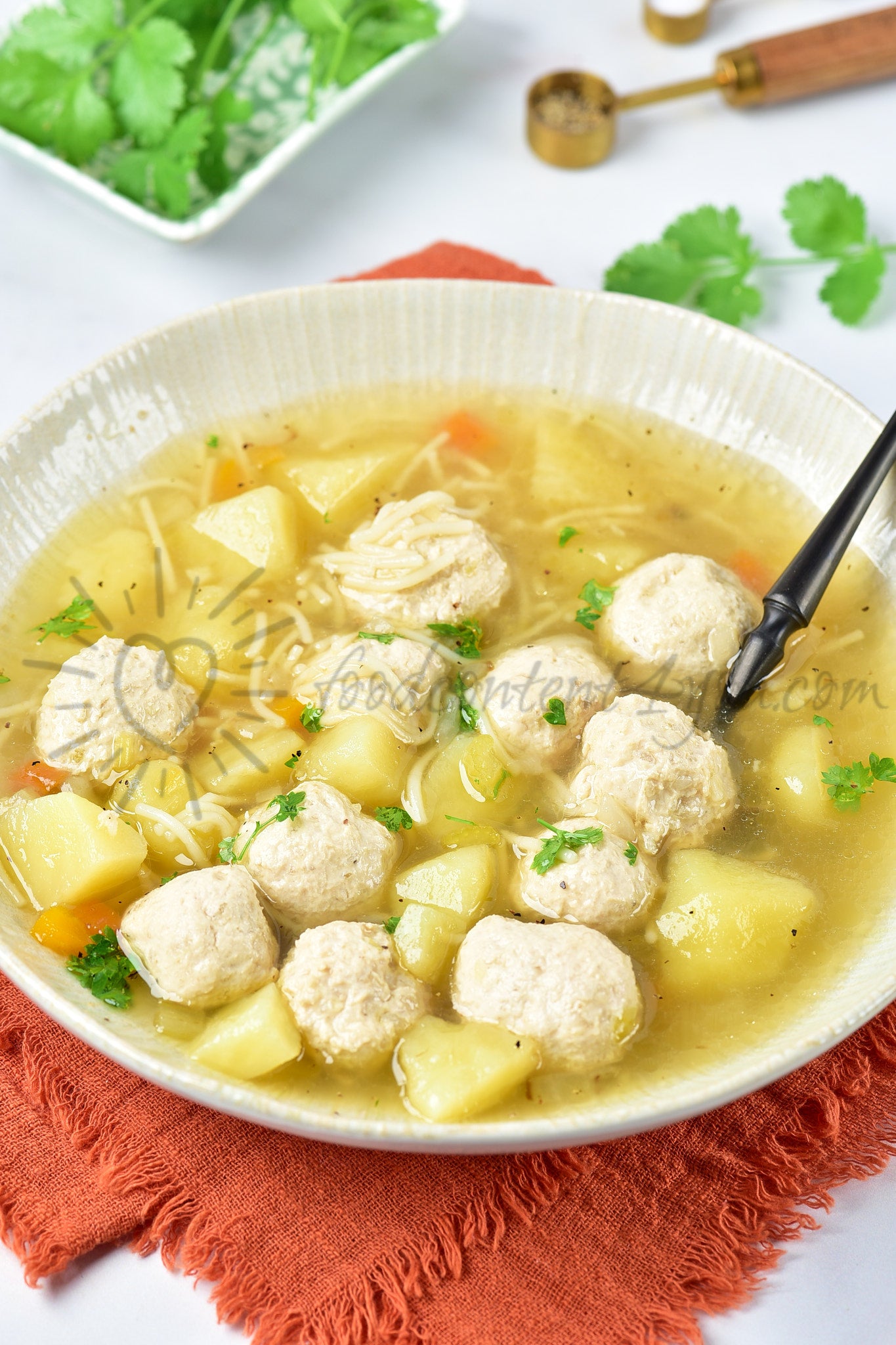 Chicken Meatball Soup - Set 2 of 5