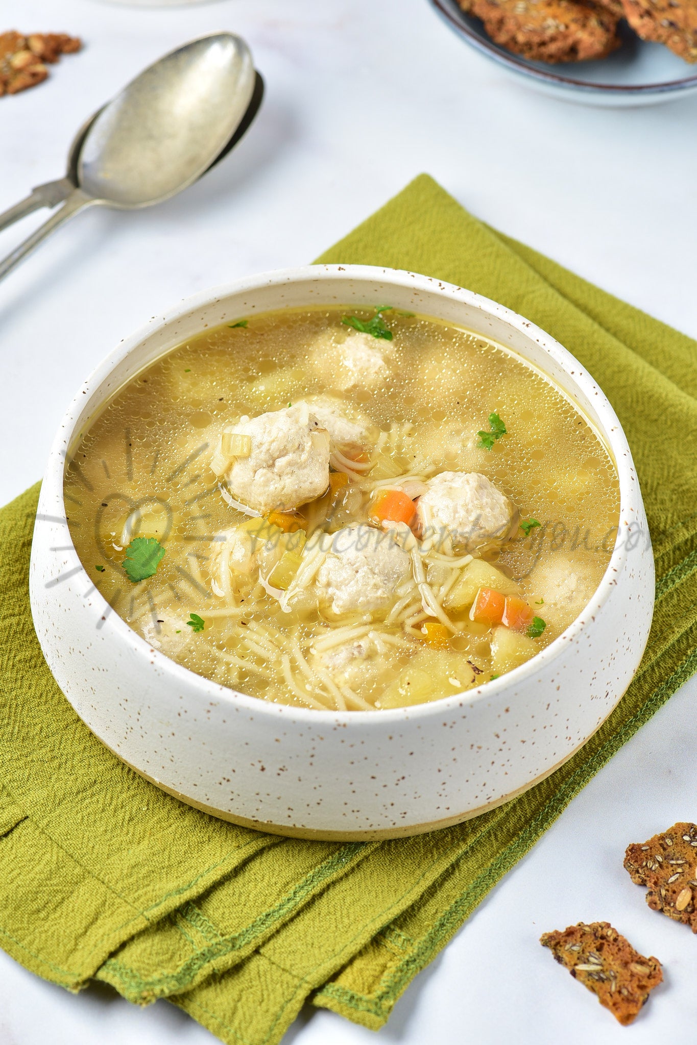 Chicken Meatball Soup - Set 3 of 5