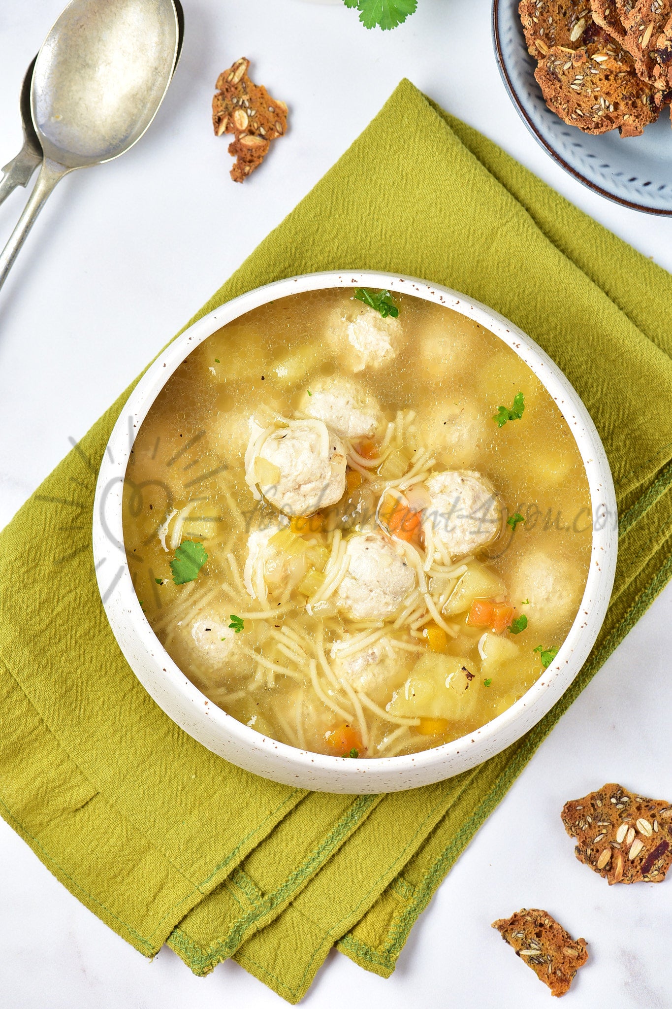 Chicken Meatball Soup - Set 3 of 5