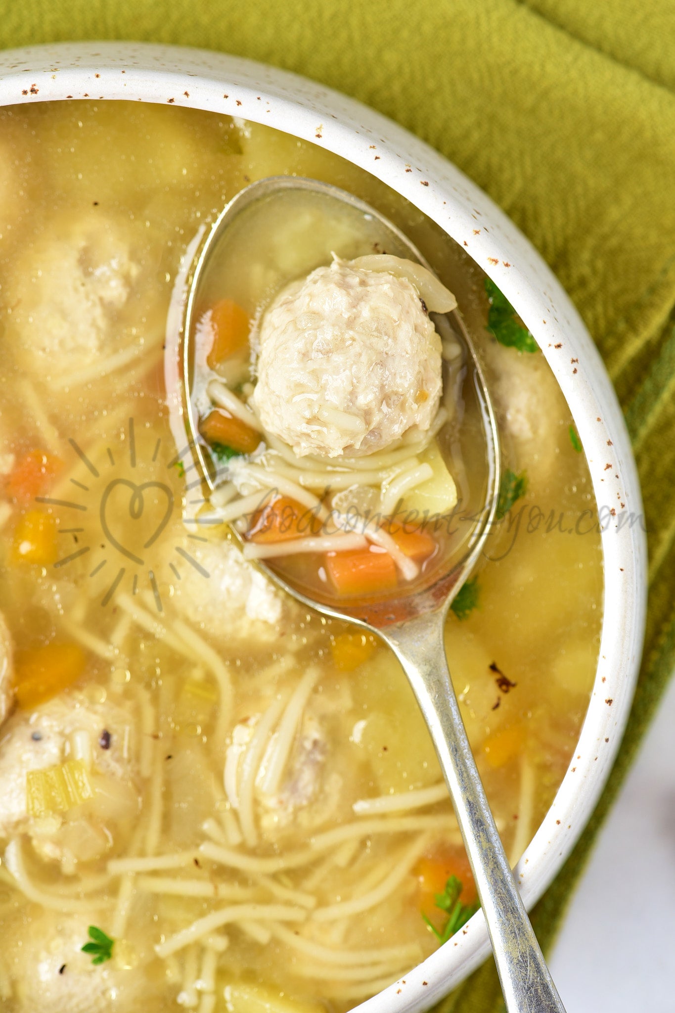 Chicken Meatball Soup - Set 3 of 5