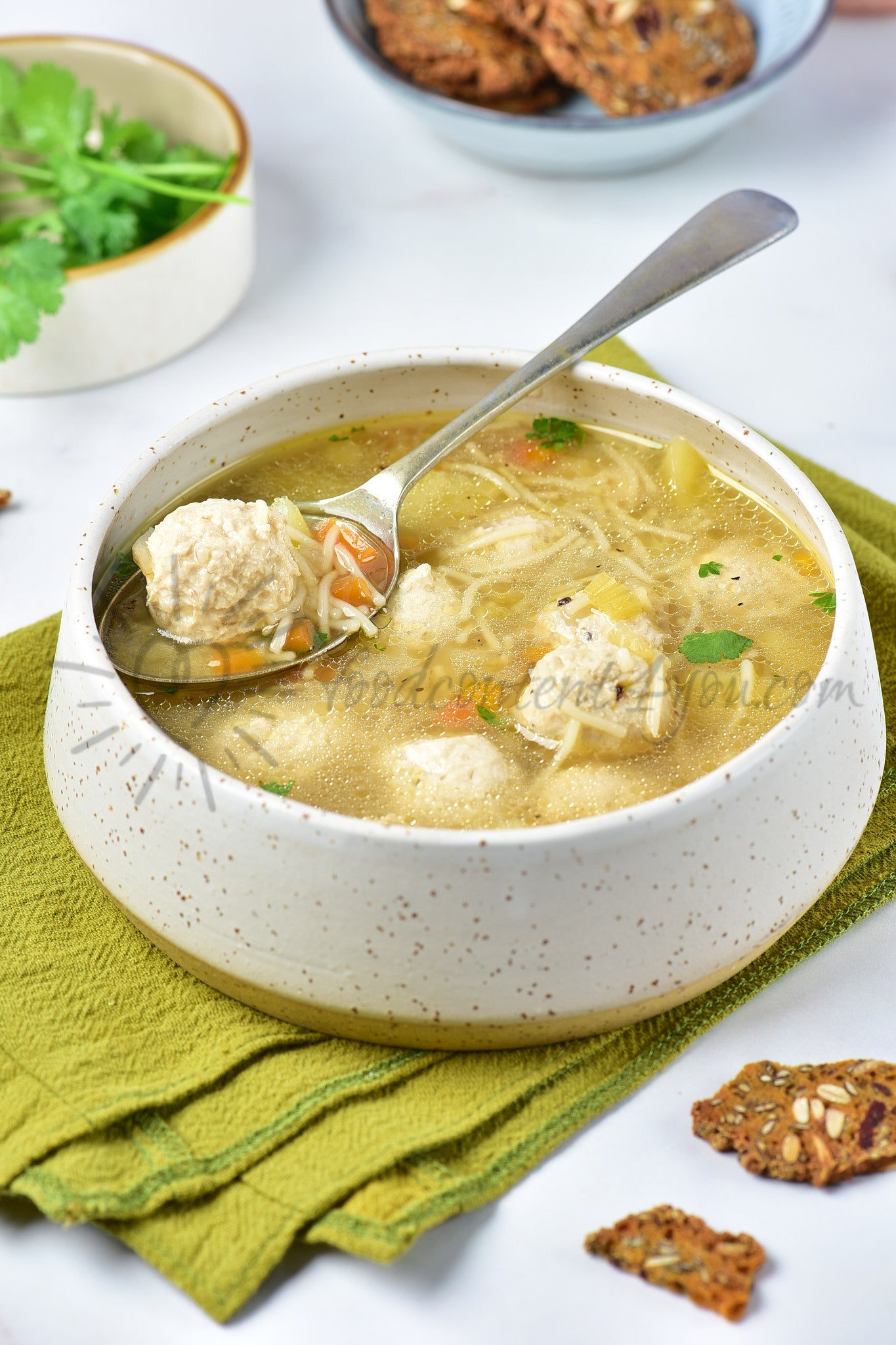 Chicken Meatball Soup - Set 3 of 5